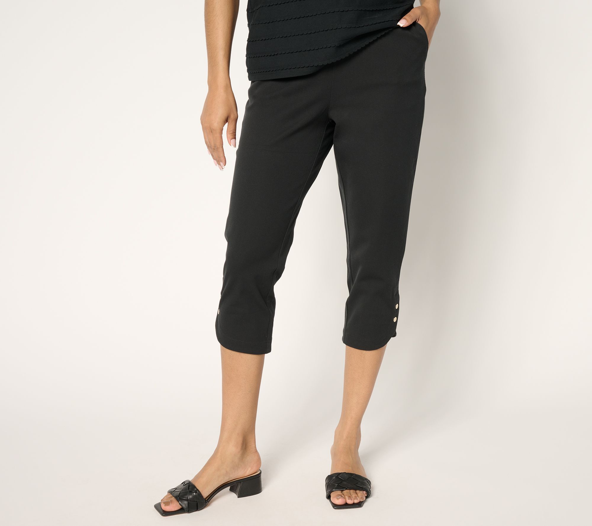 Isaac Mizrahi Live! Petite 24/7 Stretch Capri Pants