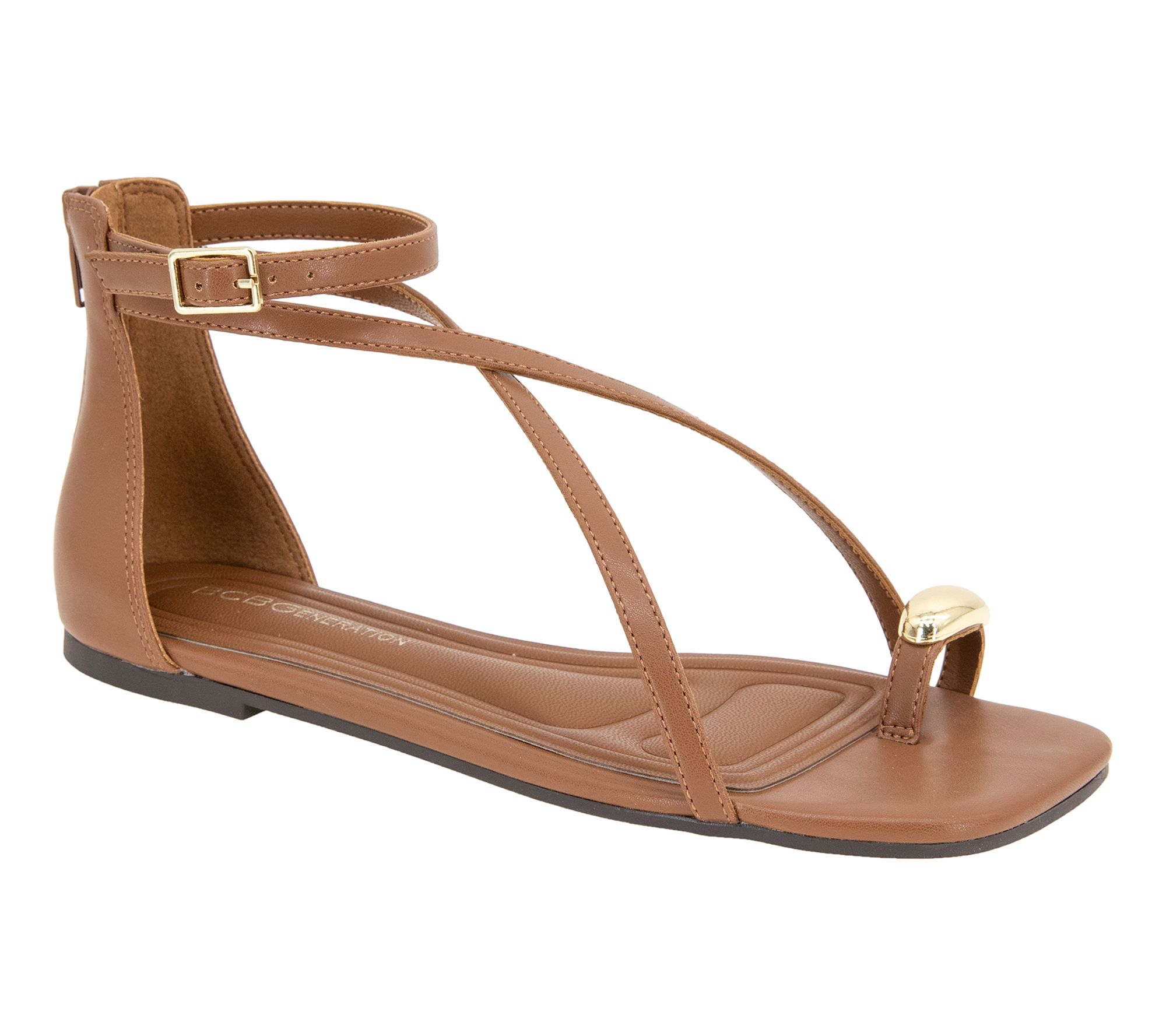 BCBGeneration Kline Criss Cross Flat Sandal