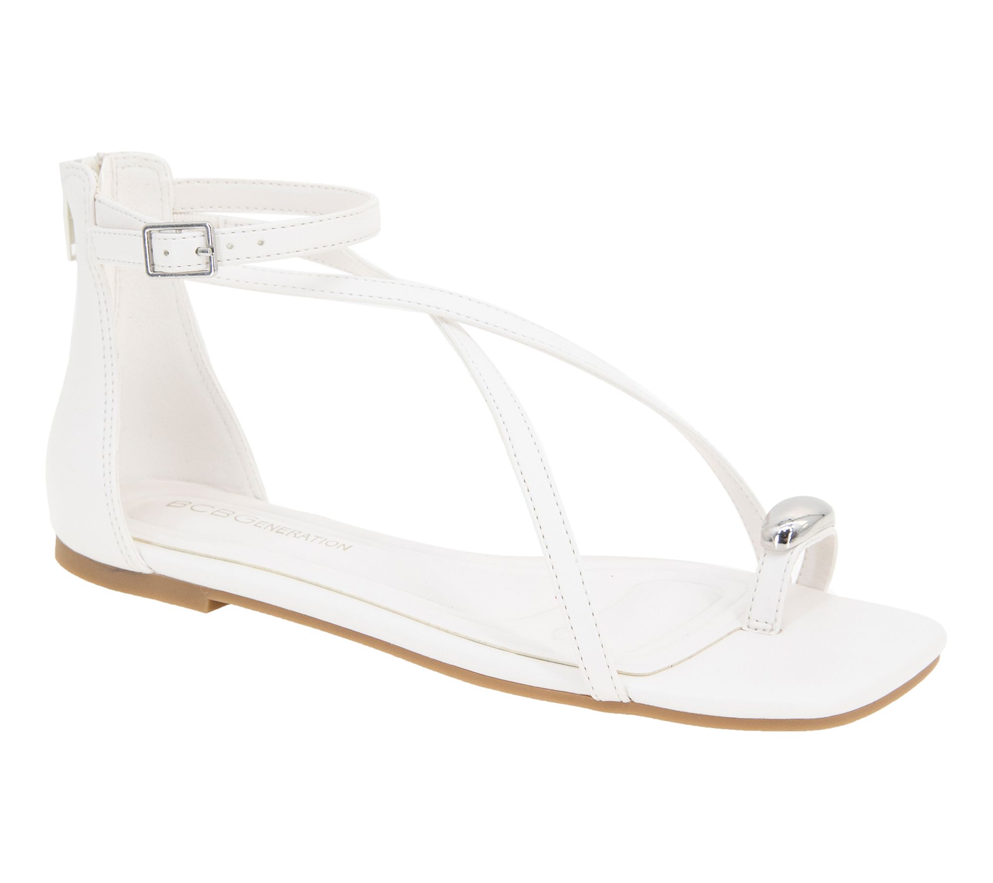 BCBGeneration Kline Criss Cross Flat Sandal