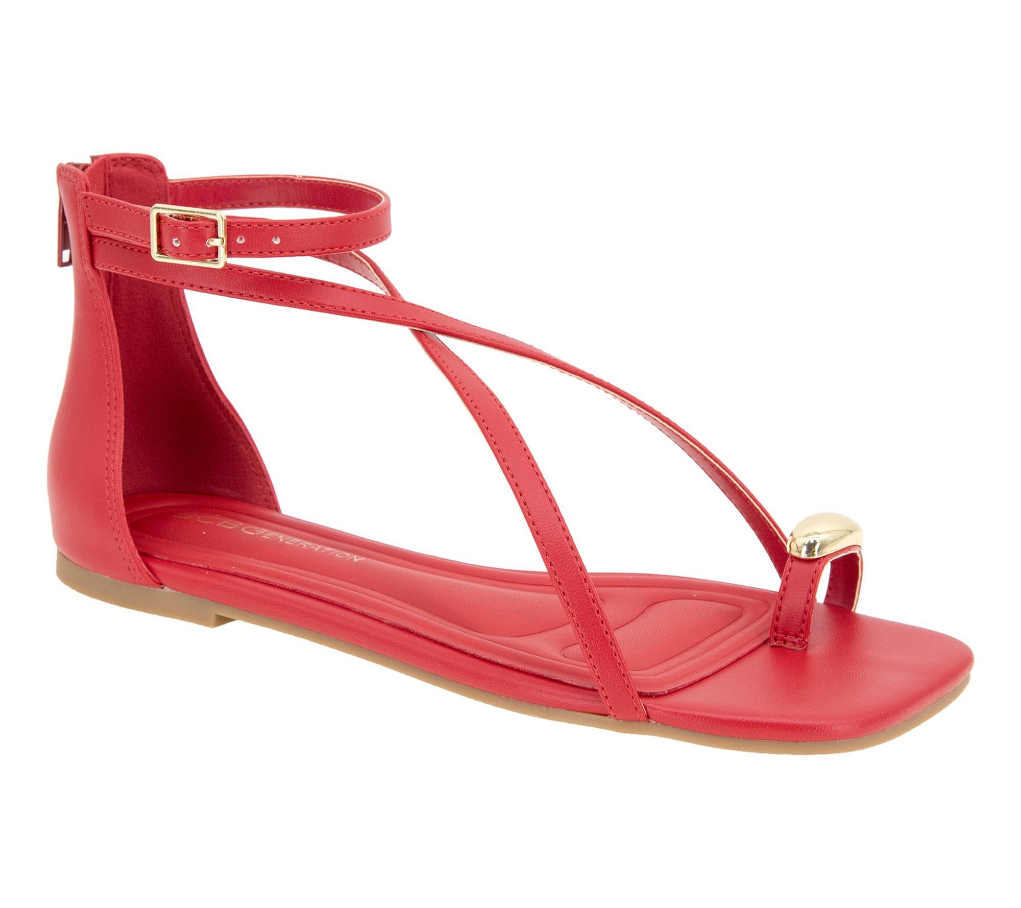 BCBGeneration Kline Criss Cross Flat Sandal