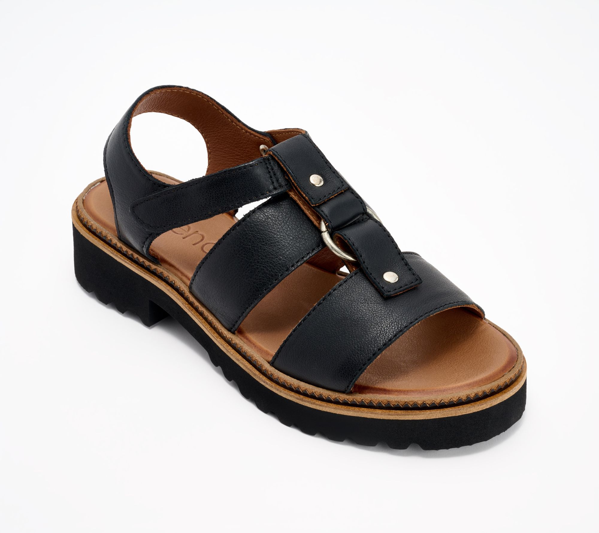 Bueno Leather Gladiator Sandals - Athena