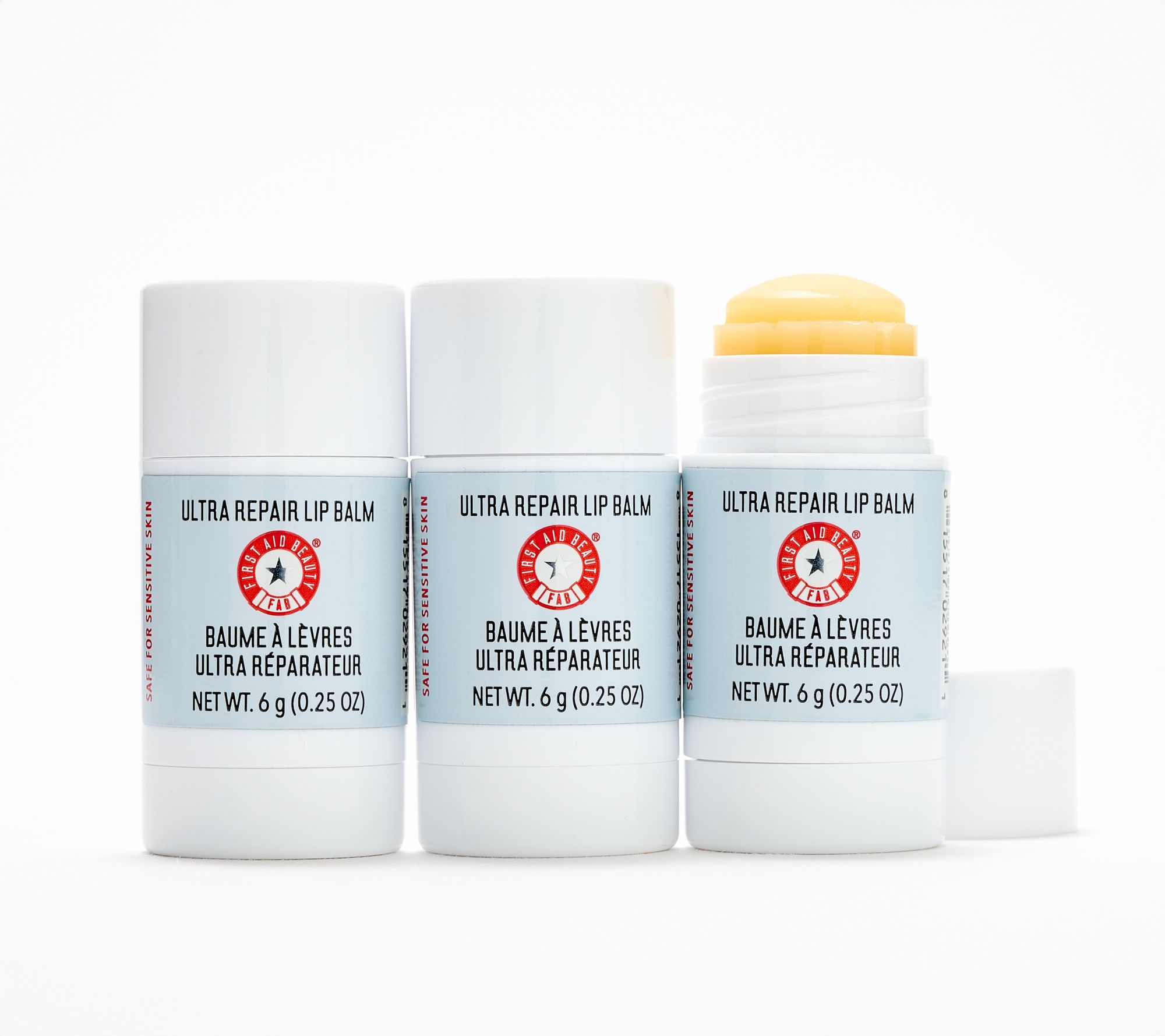 First Aid Beauty 3-Piece Lip Balm Bundle