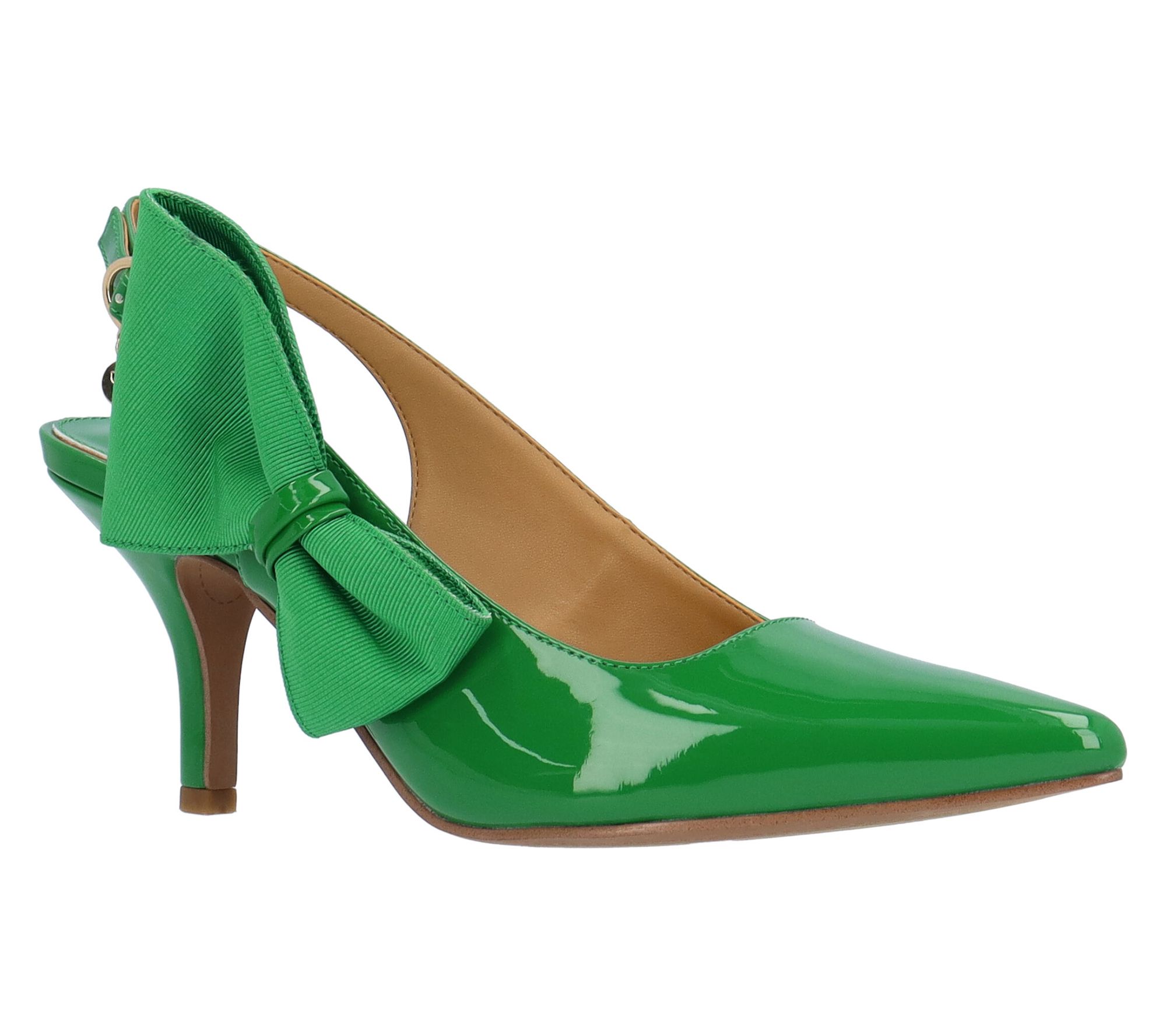 J. Renee' Pump - Rowin Synthetic Patent/Grosgrain