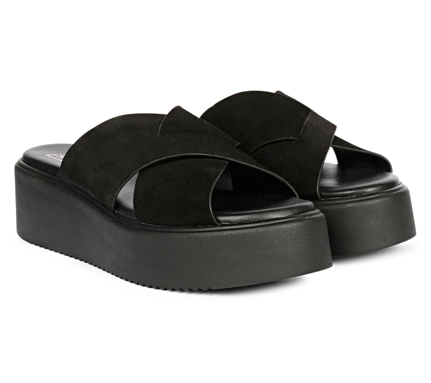 Saint G - Yasmin Criss Cross Platform Sandals
