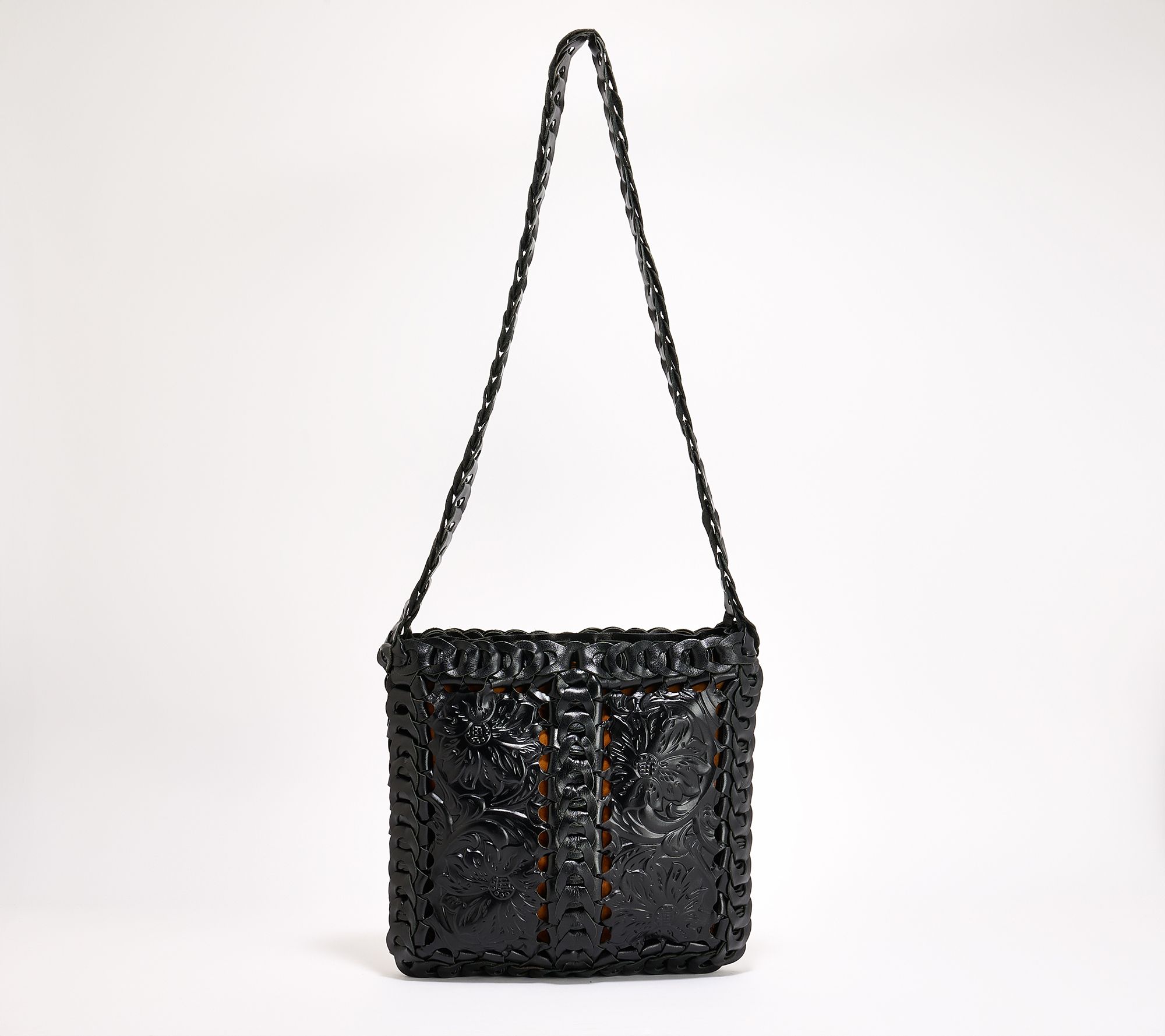 Patricia Nash Vaticci Leather Chainlink Crossbody