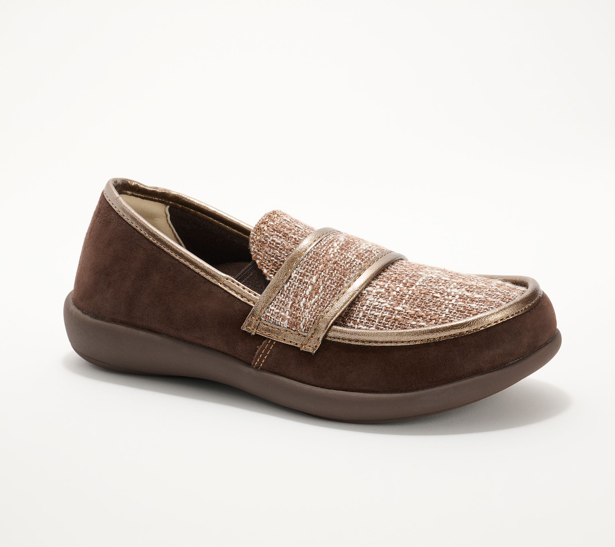 Revitalign Orthotic Tweed Slip-Ons - Siesta Scenic