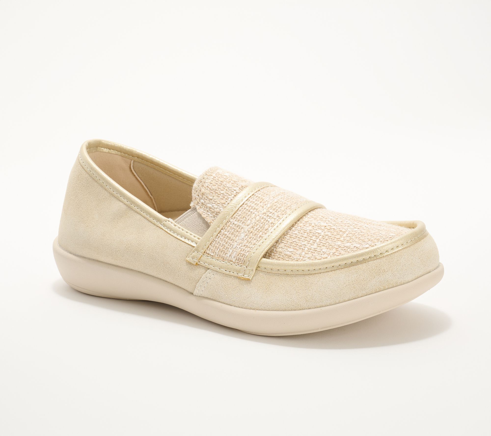 Revitalign Orthotic Tweed Slip-Ons - Siesta Scenic