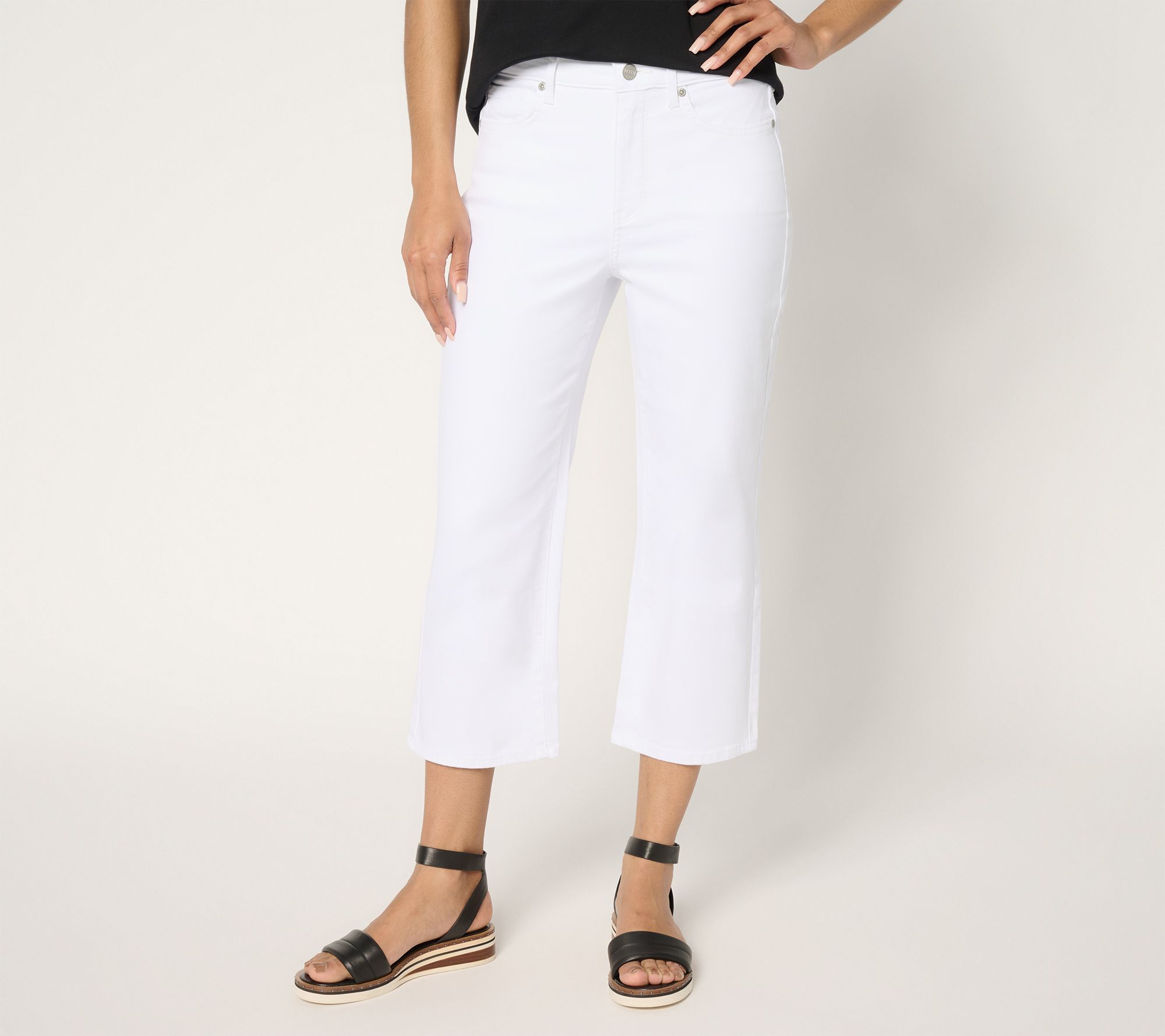 "As Is" NYDJ Joni High Rise Relaxed Capri