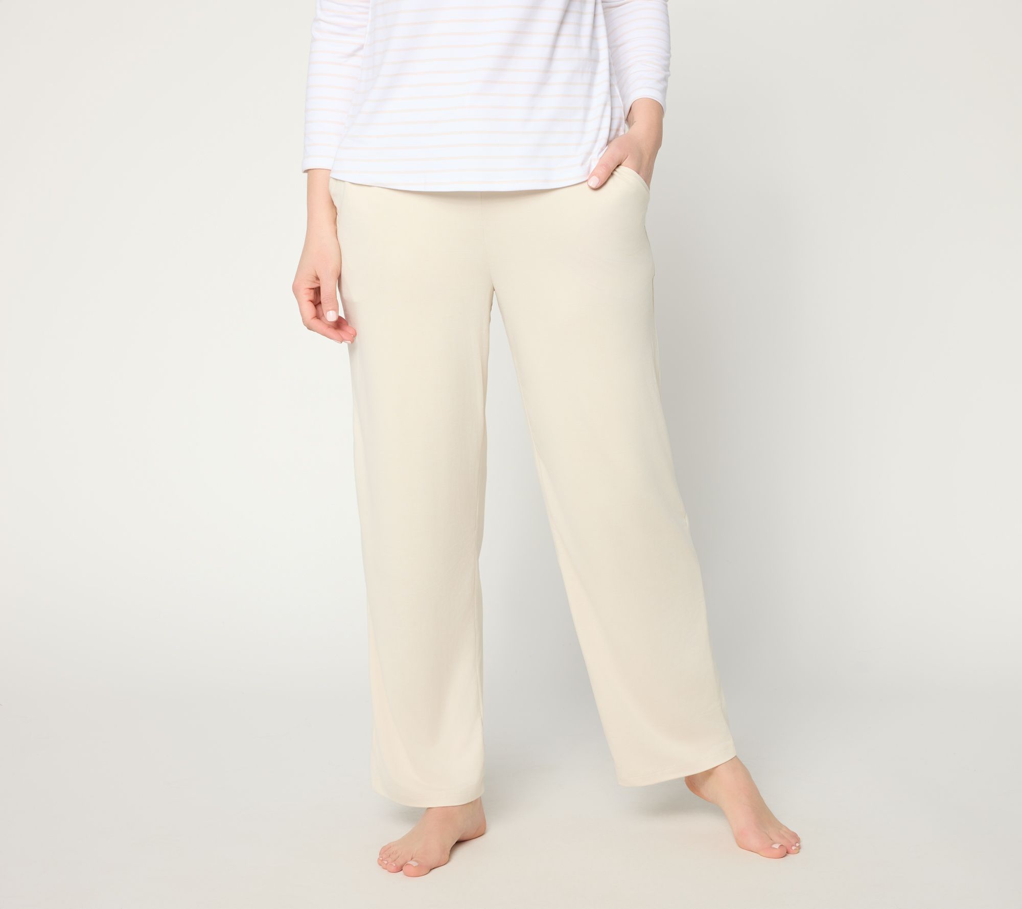 Cuddl Duds Flexwear Lounge Pant with Drawcord Detail
