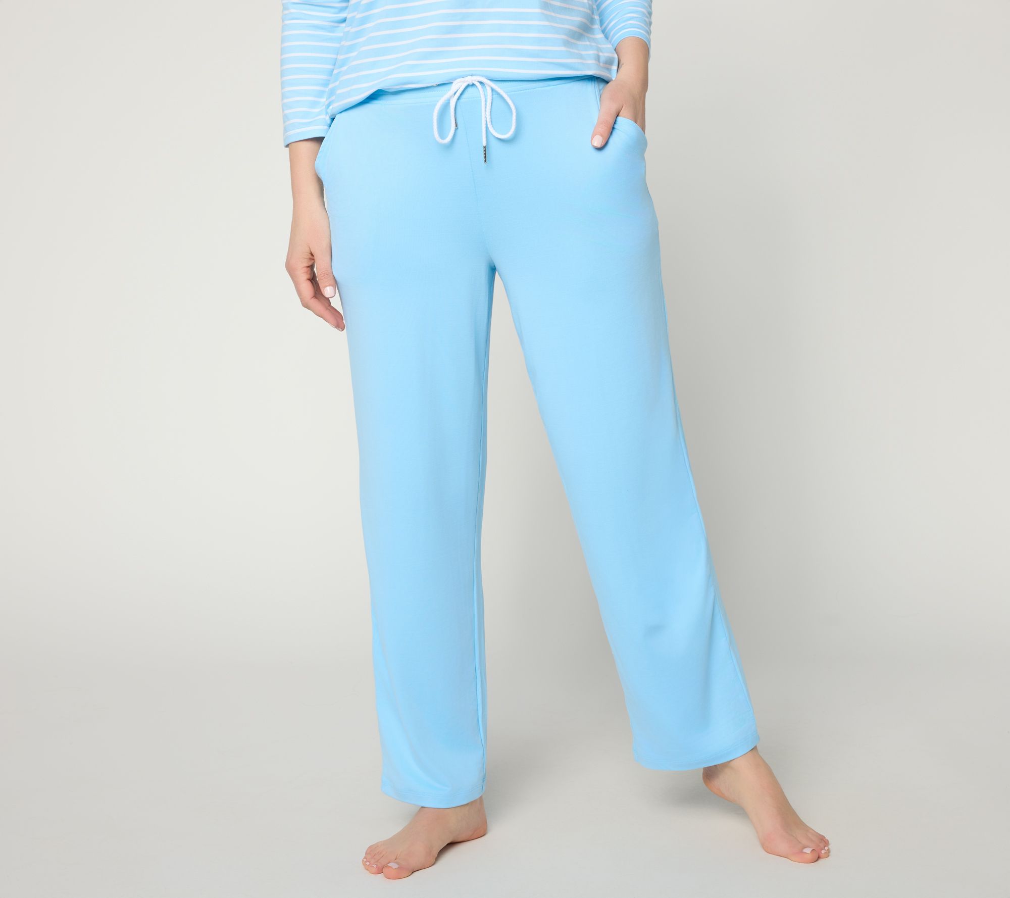 Cuddl Duds Flexwear Lounge Pant with Drawcord Detail