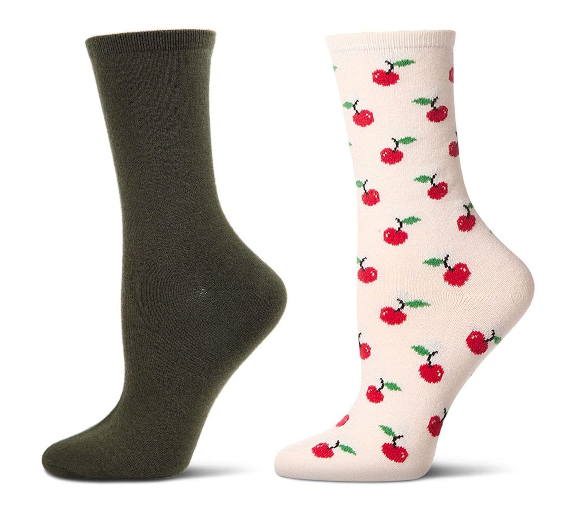 MeMoi Set of 2 Women's Cashmere Blend Socks