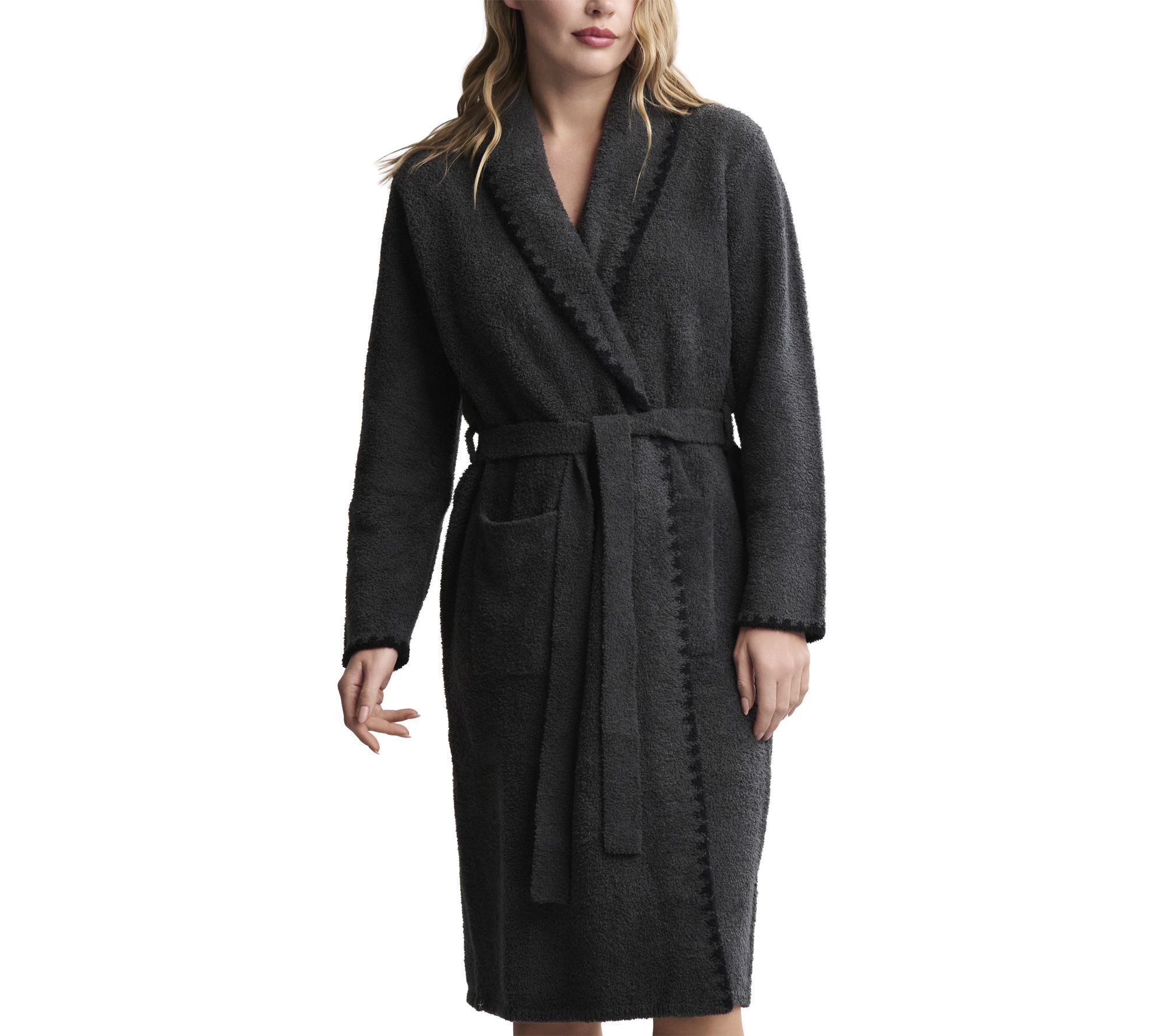 Barefoot Dreams CozyChic Blanket Stitch Robe