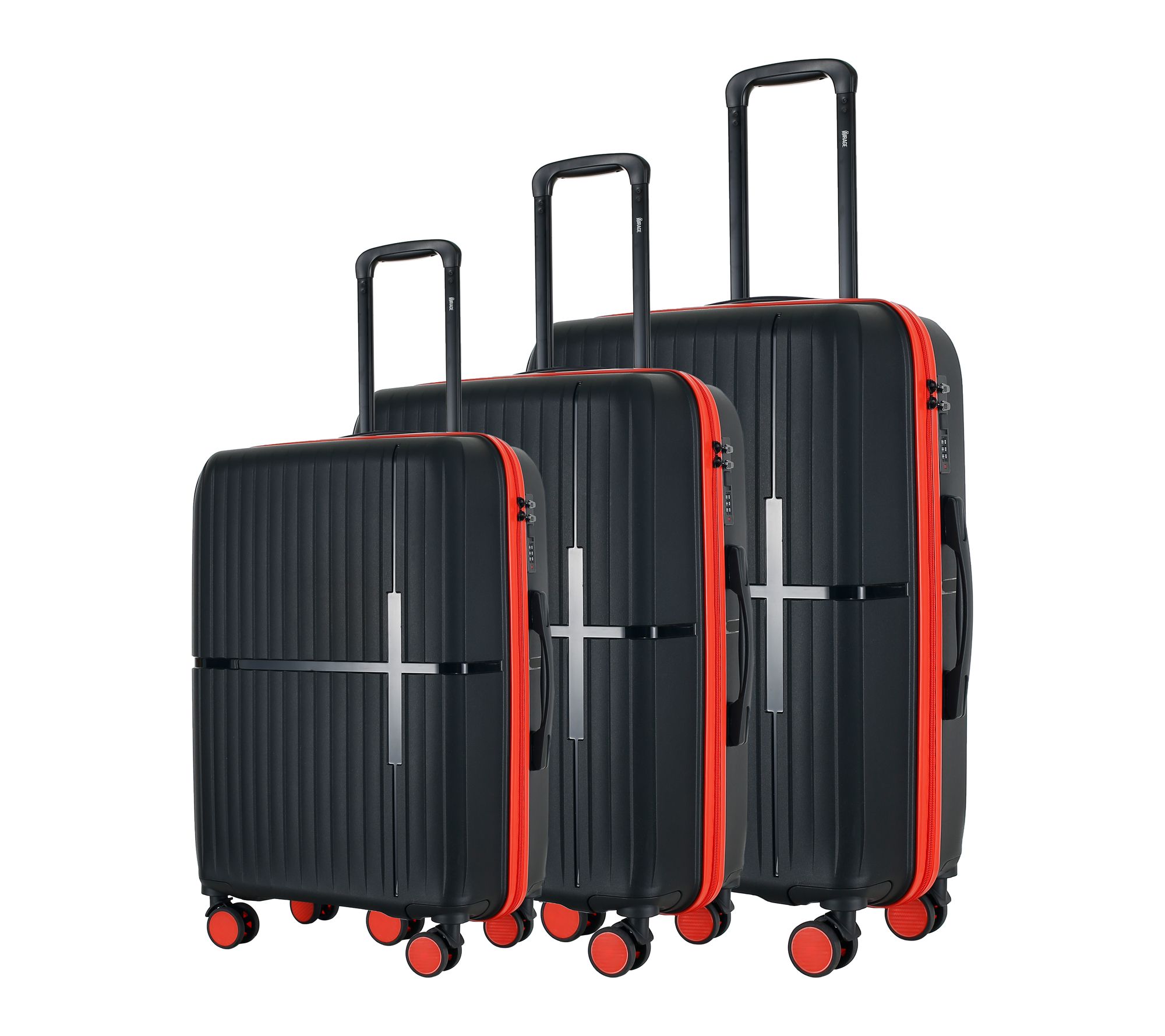 Mirage Luggage GALA Polycarbonate 3-Piece Spinner Set - QVC.com