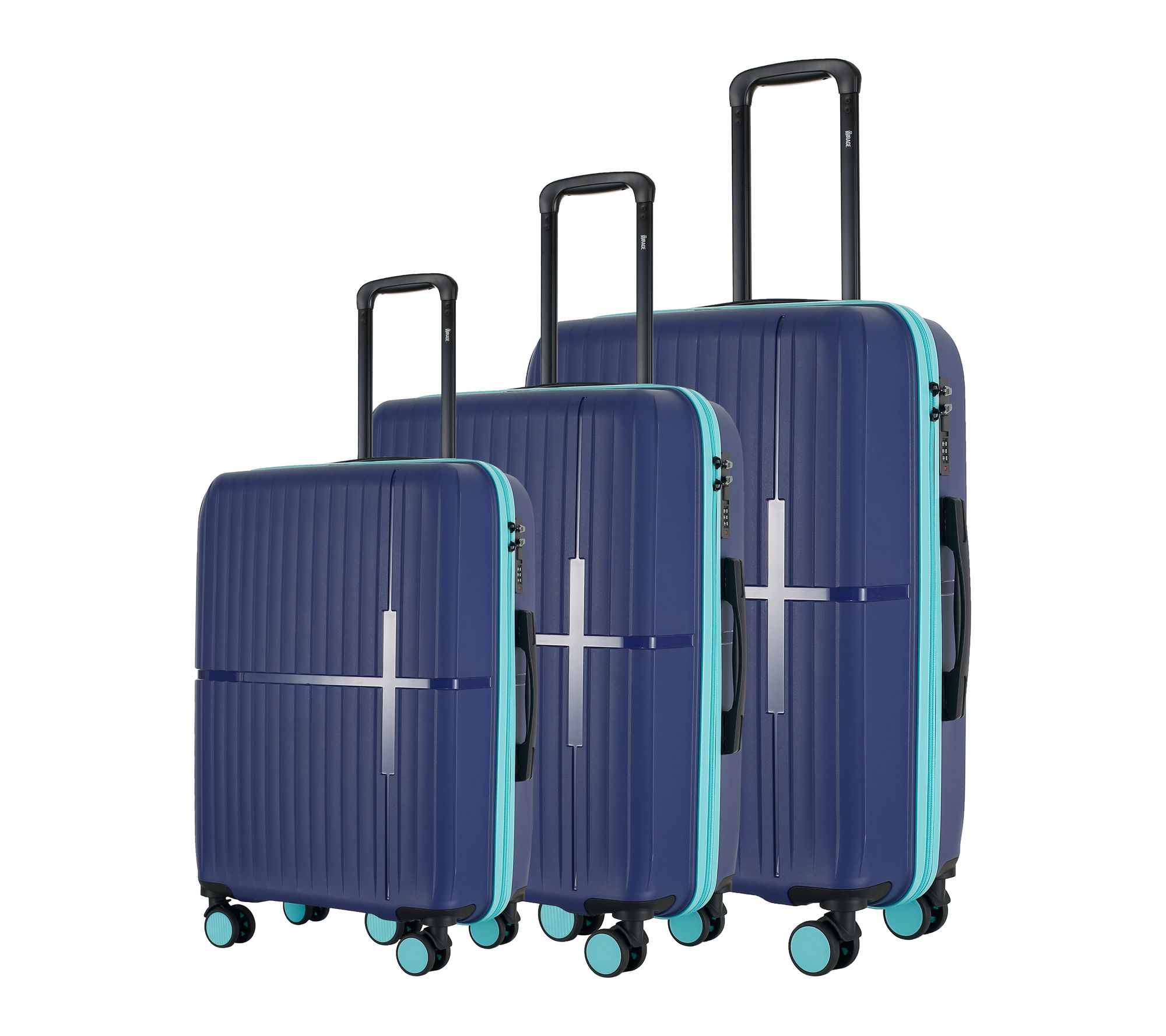 Mirage Luggage GALA Polycarbonate 3-Piece Spinner Set