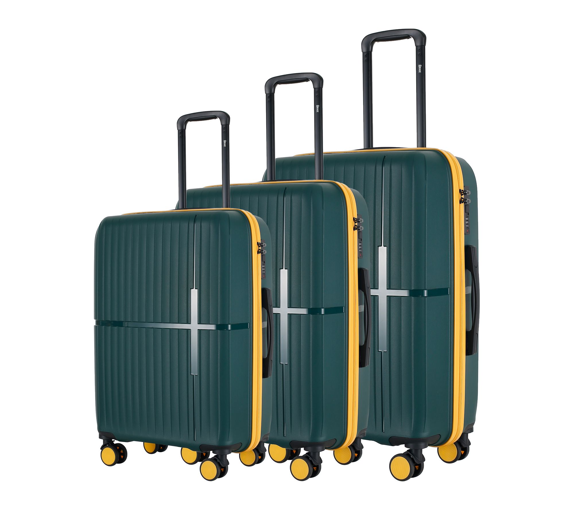 Mirage Luggage GALA Polycarbonate 3-Piece Spinner Set