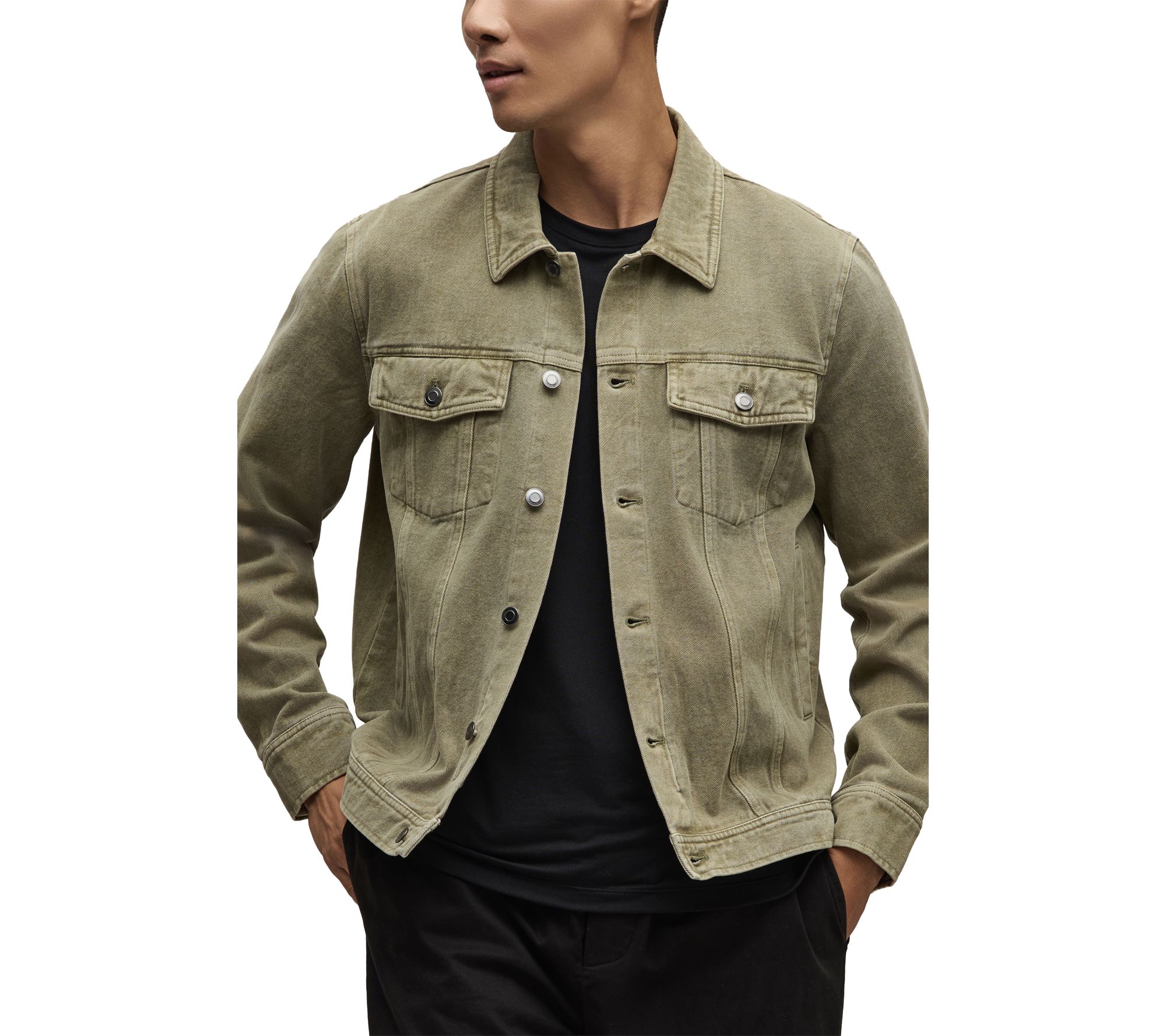 Barefoot Dreams Malibu Collection Men's BrushedTwill Jacket