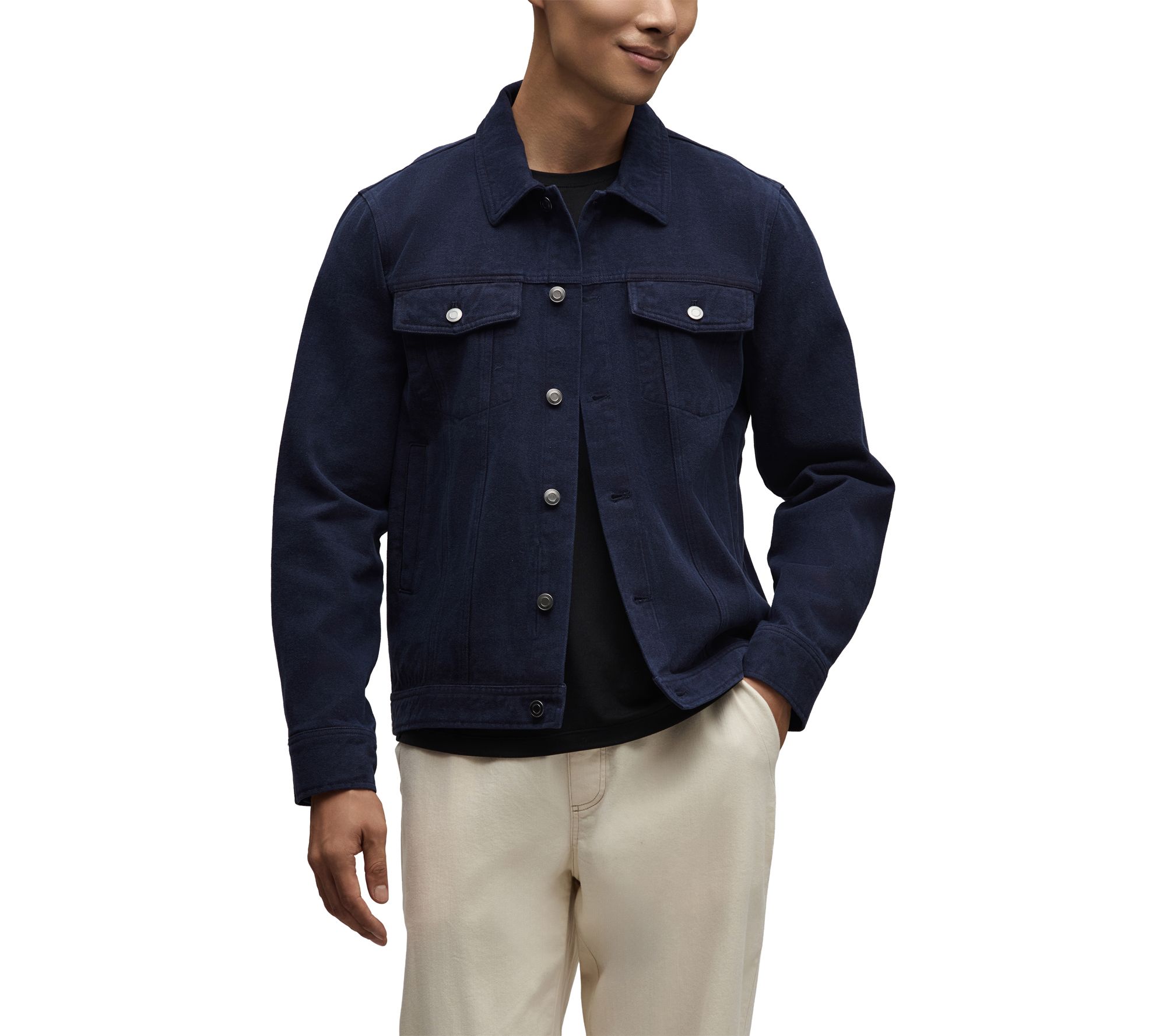Barefoot Dreams Malibu Collection Men's BrushedTwill Jacket