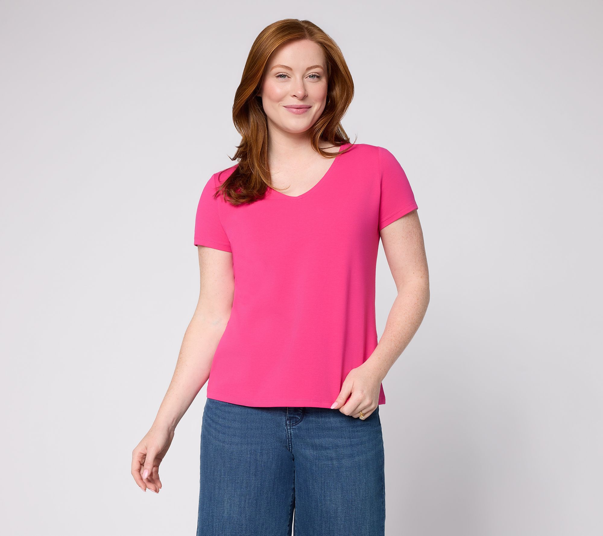  Attitudes by Renee Washed Cotton Top - A728965