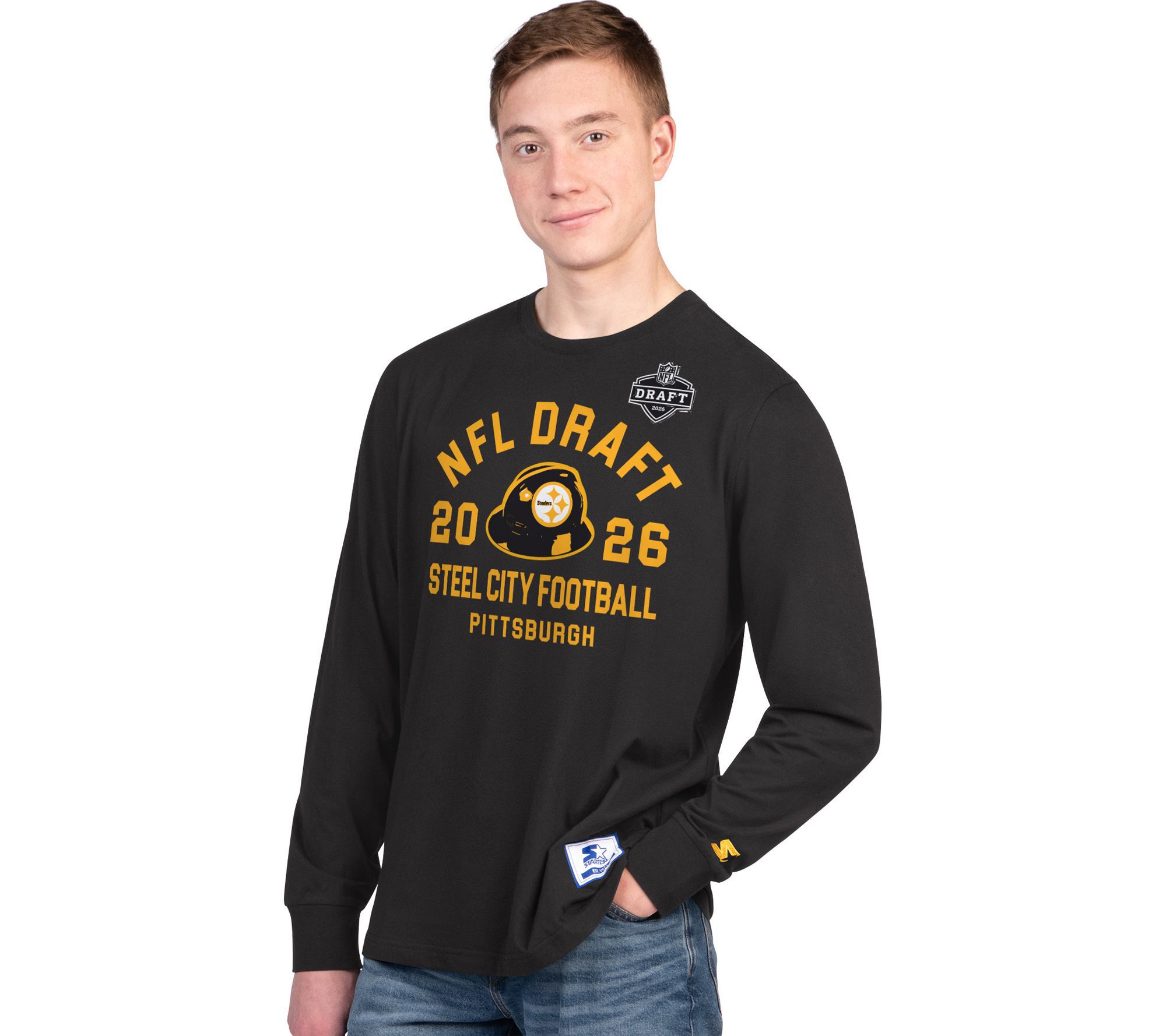 NFL Officially Licensed Draft 2026 Long Sleeve T-Shirt - QVC.com