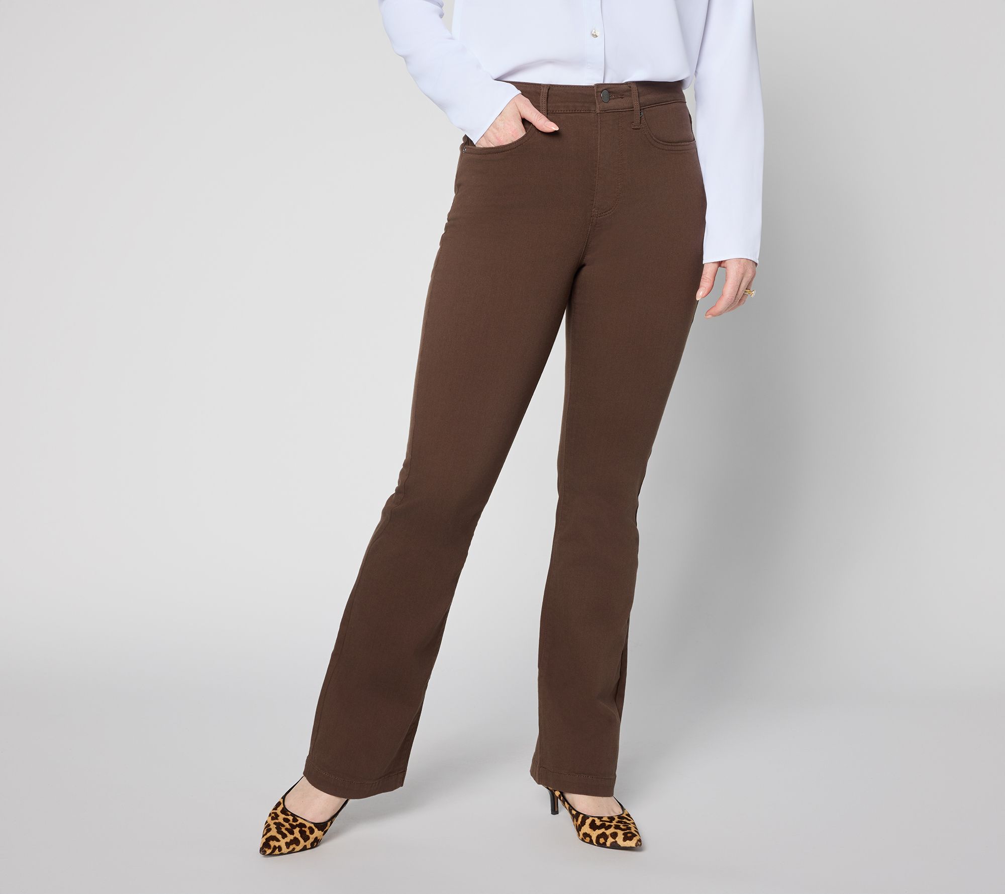 "As Is" NYDJ Tall Sure Stretch High- Rise Barbara Bootcut Jeans