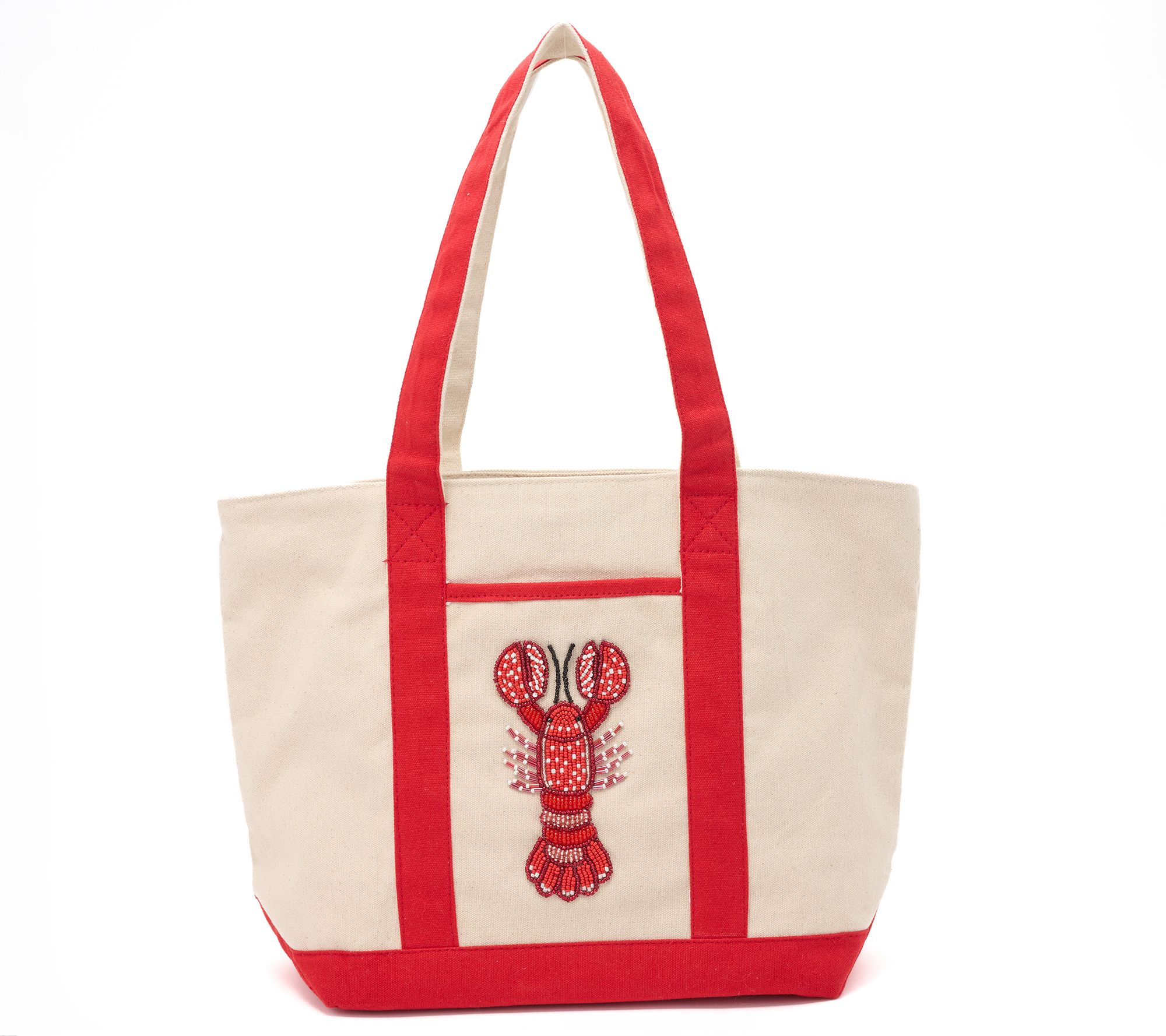 America & Beyond Icon Zip-Top Canvas Tote
