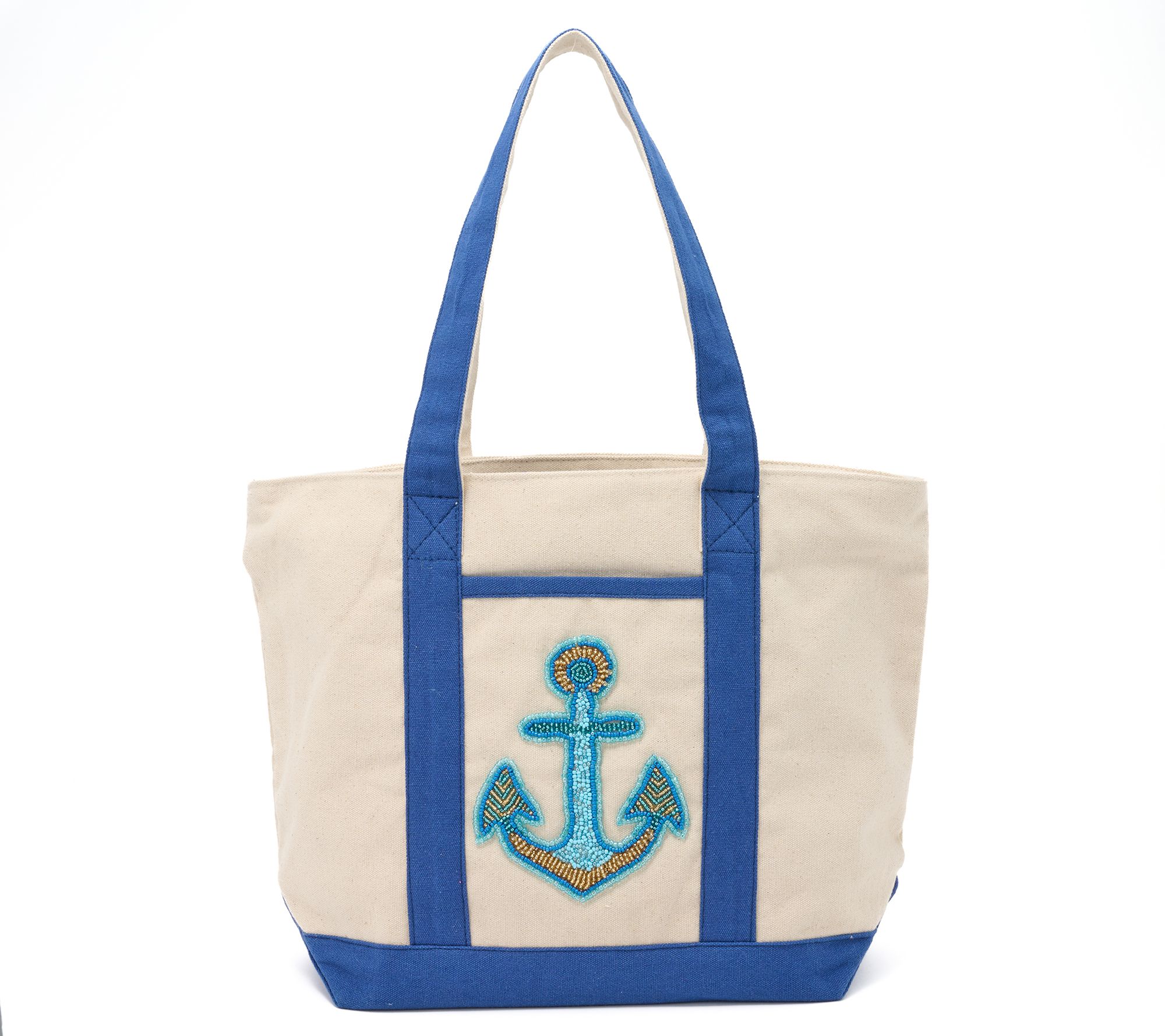 America & Beyond Icon Zip-Top Canvas Tote