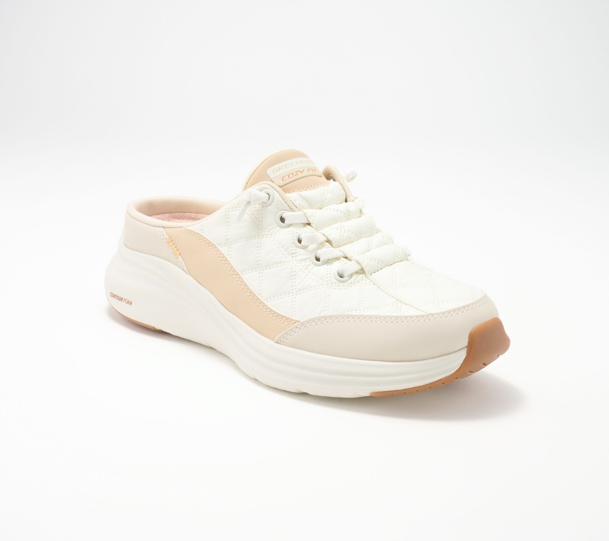 "As Is" Skechers Contour Foam Cozy Fit Mules -Sweet Embrace