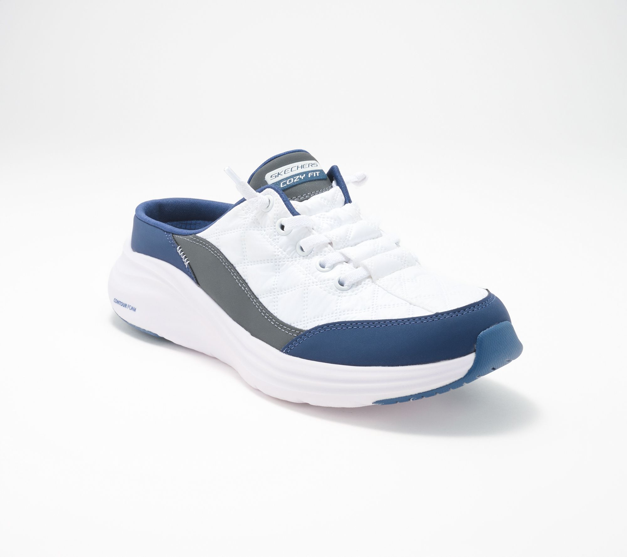 "As Is" Skechers Contour Foam Cozy Fit Mules -Sweet Embrace