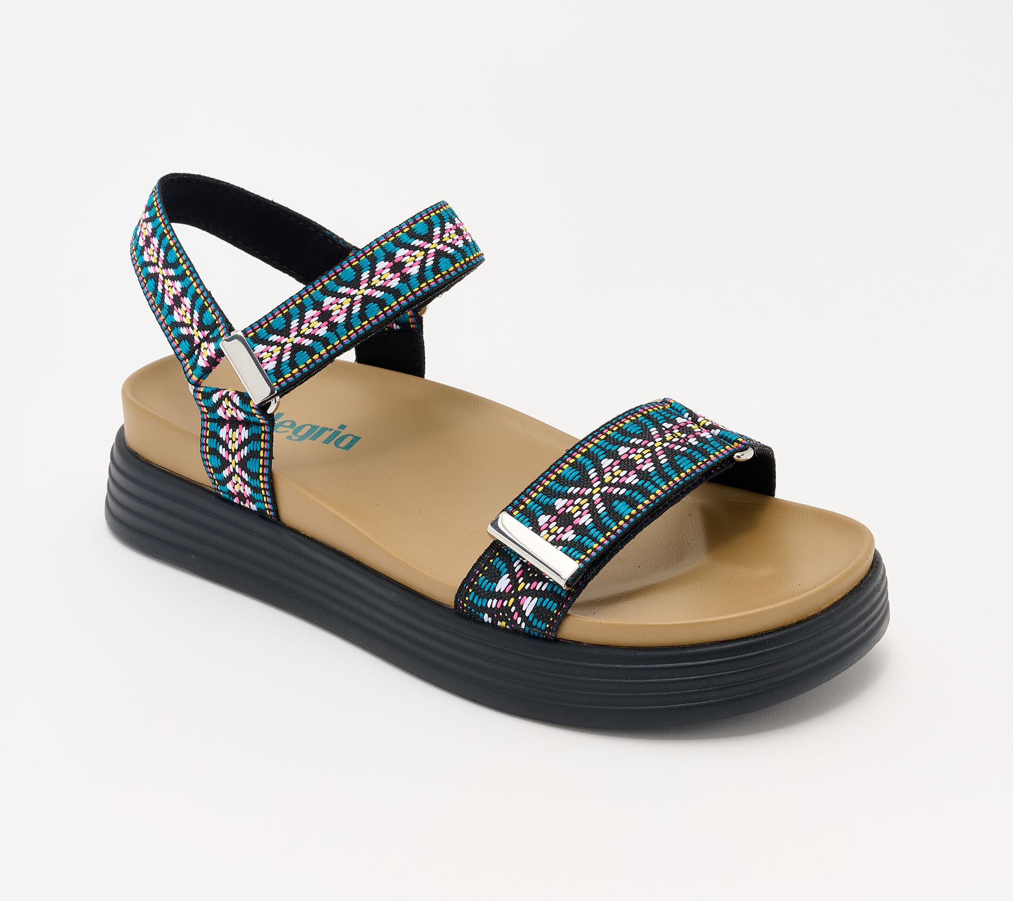 "As Is" Alegria Adjustable Sandals - Allyson