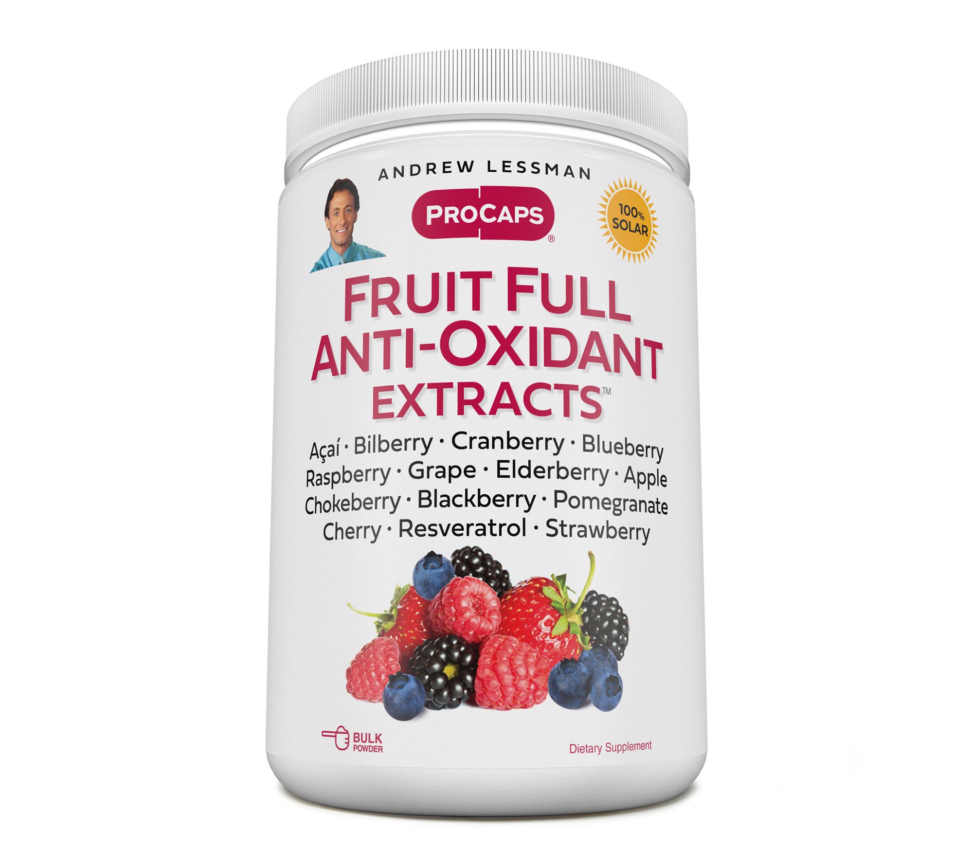 Andrew Lessman Fruit Full Anti-Oxidant Extracts 600 Powder Serving