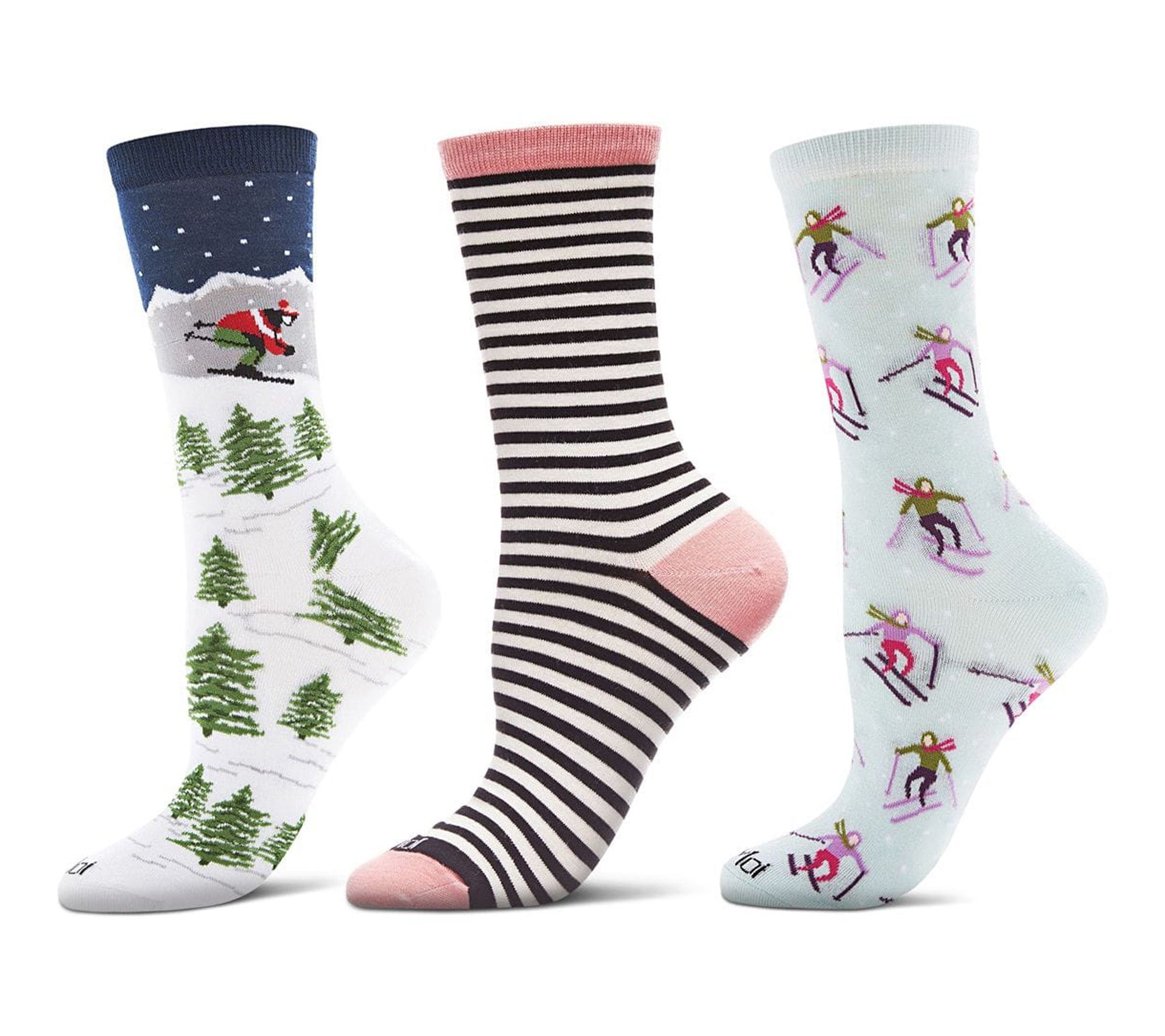 3 Pair Women's Winter Skiing Crew Socks