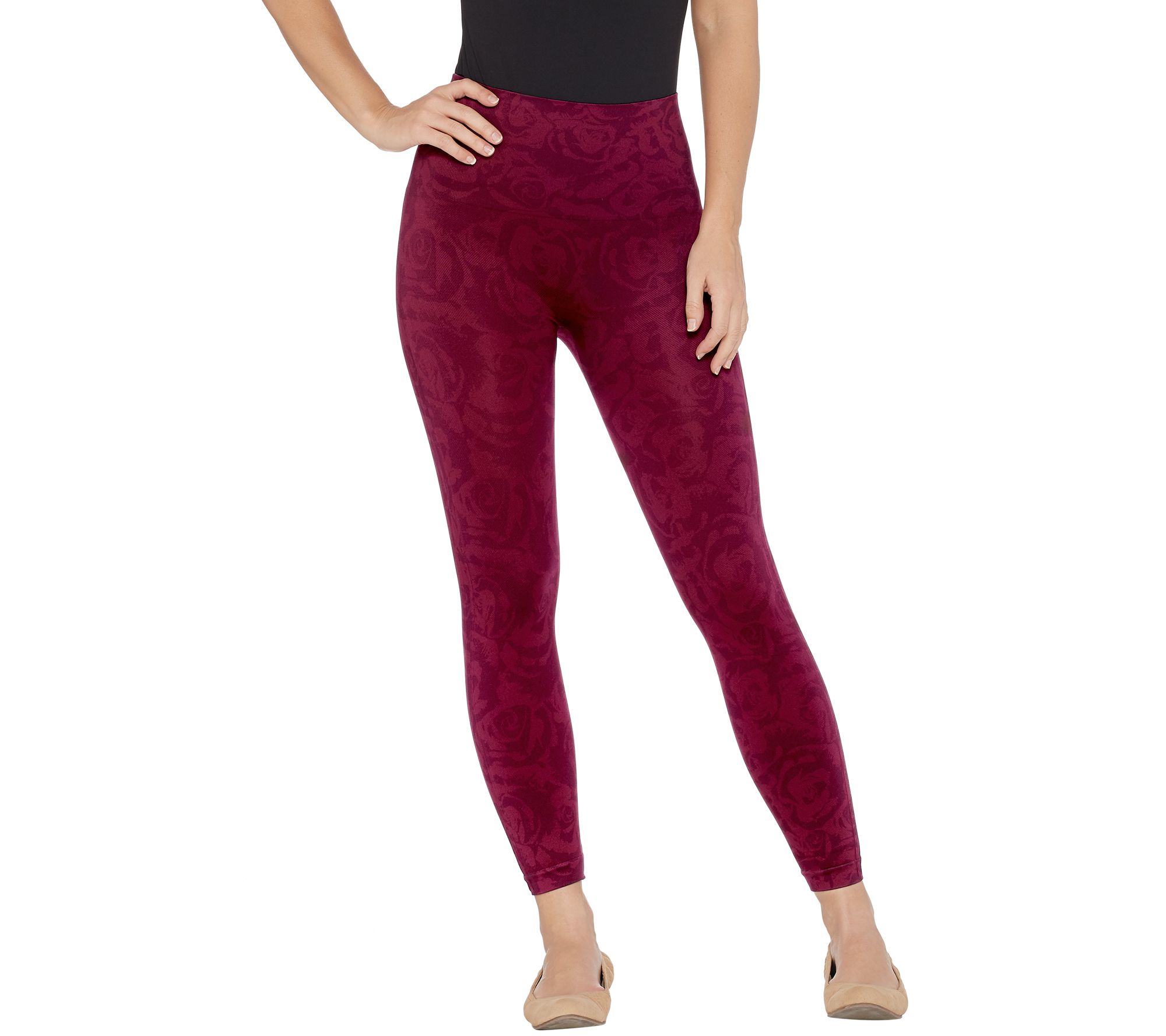 Spanx Cropped Look at Me Now Seamless Leggings Black Size 1X A288466 QVC J