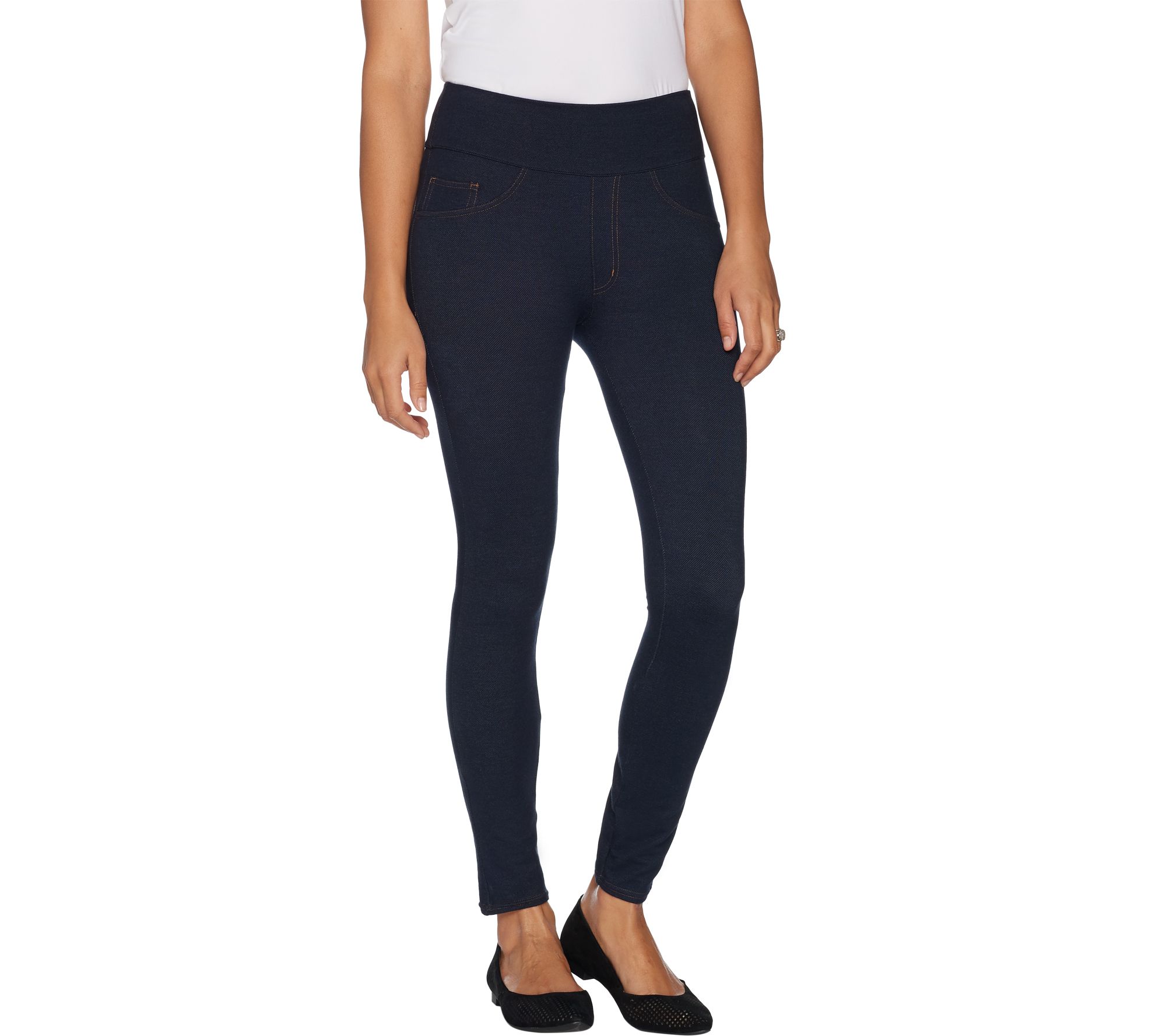Spanx Jean Look Ankle Length Leggings Page 1 Qvc Com