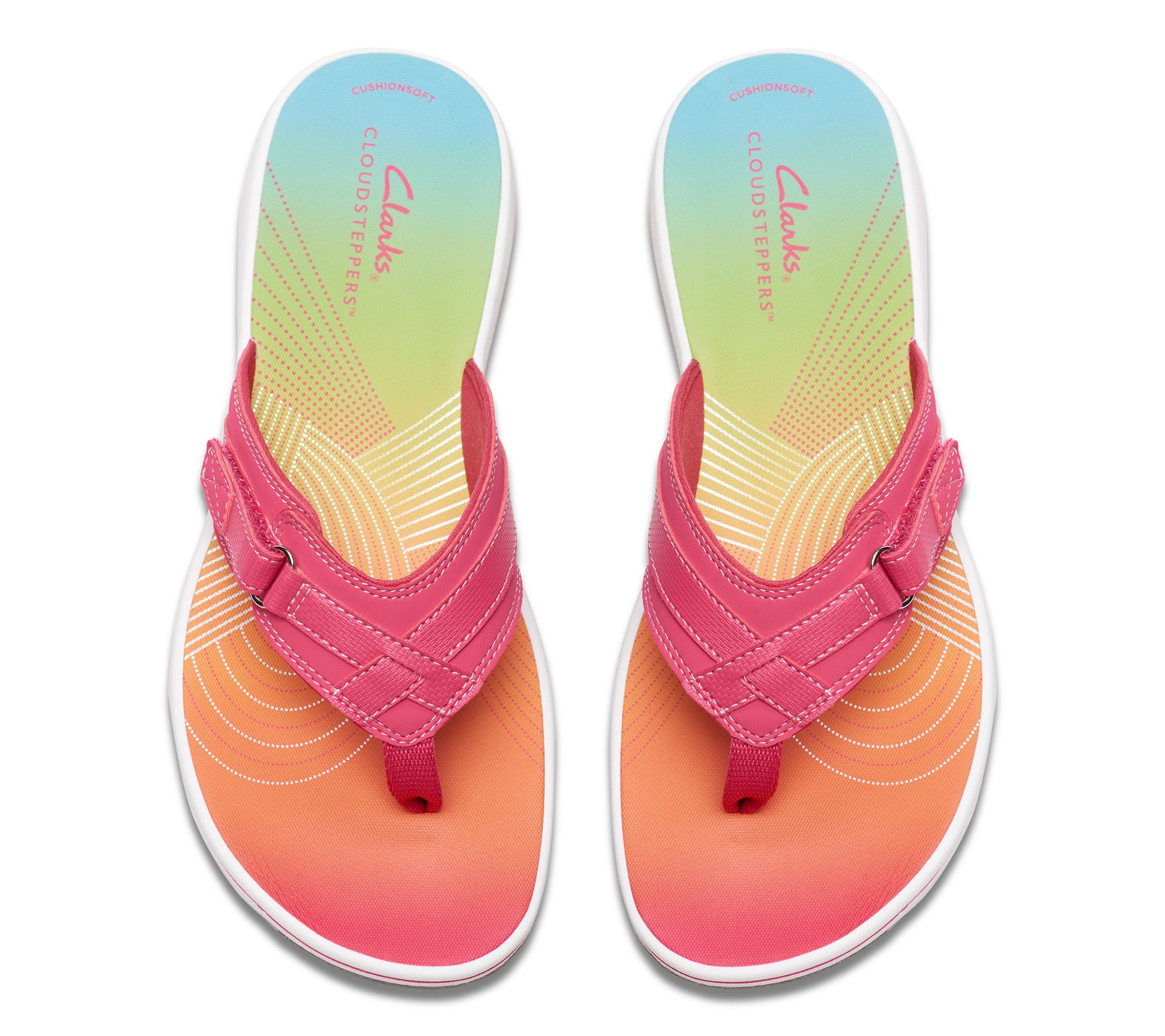 Clarks Cloudsteppers Sport Thong Sandals - Breeze Sea