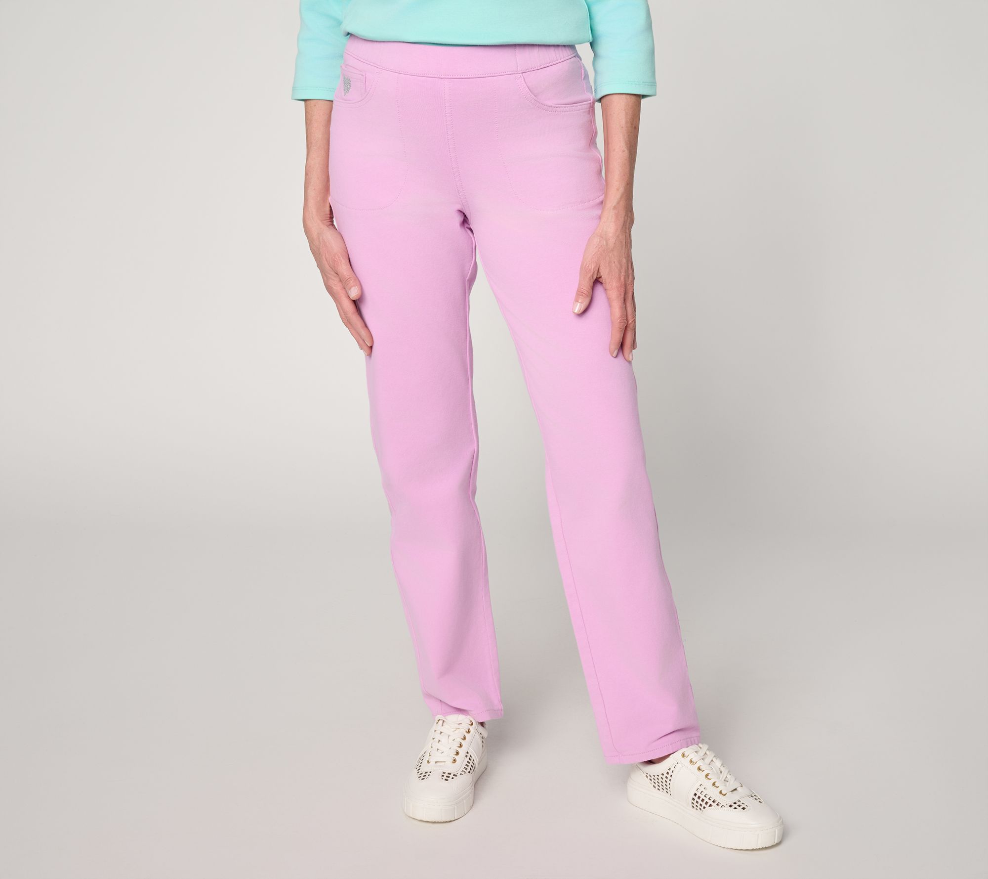 Quacker Factory Short DreamJeanne Pull-On Straight Leg