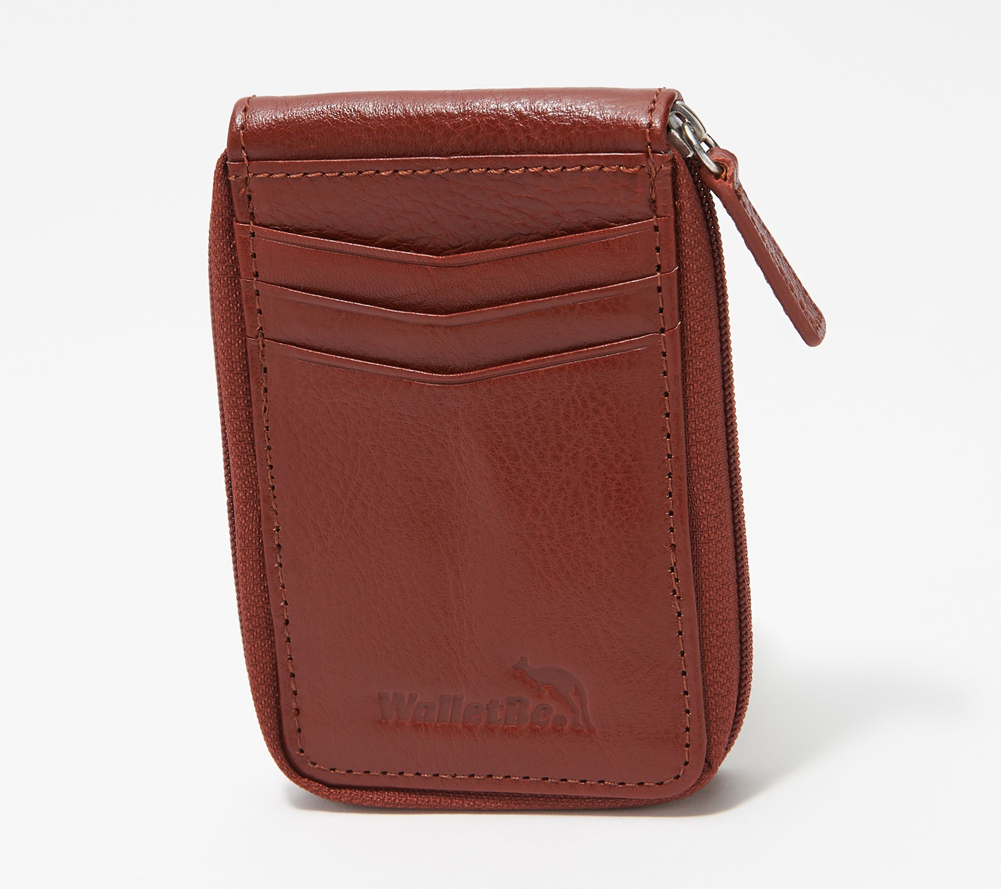 WalletBe Men's Minimal Ultra Thin Front Pocket ID Wallet 