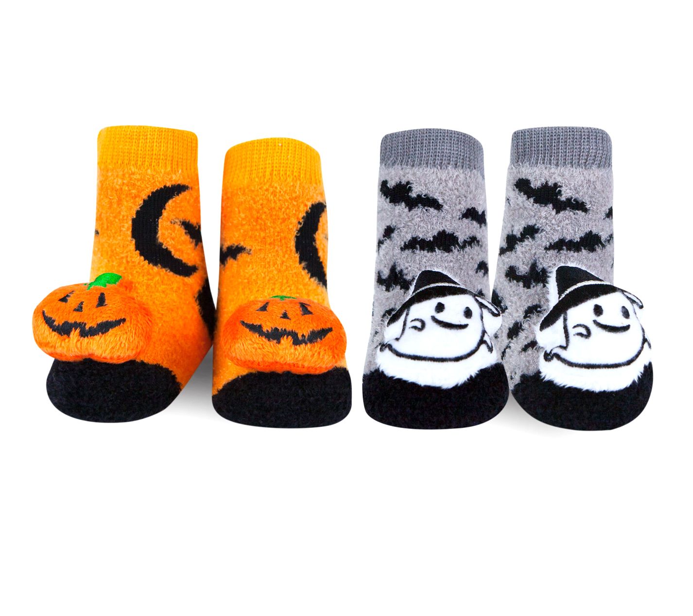 Waddle and Friends Halloween Baby Rattle Socks- 2 Pack - QVC.com