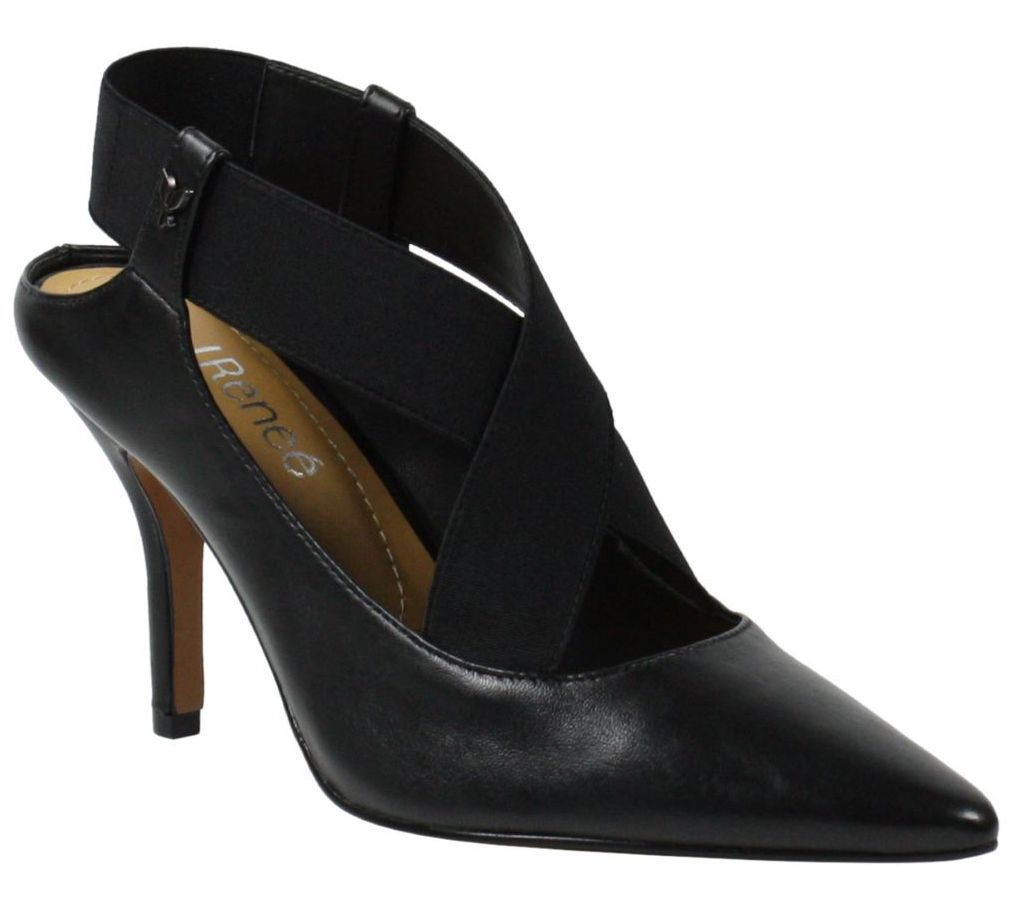 J. Renee High-Heel Point-Toe Pumps - Bethaney - QVC.com