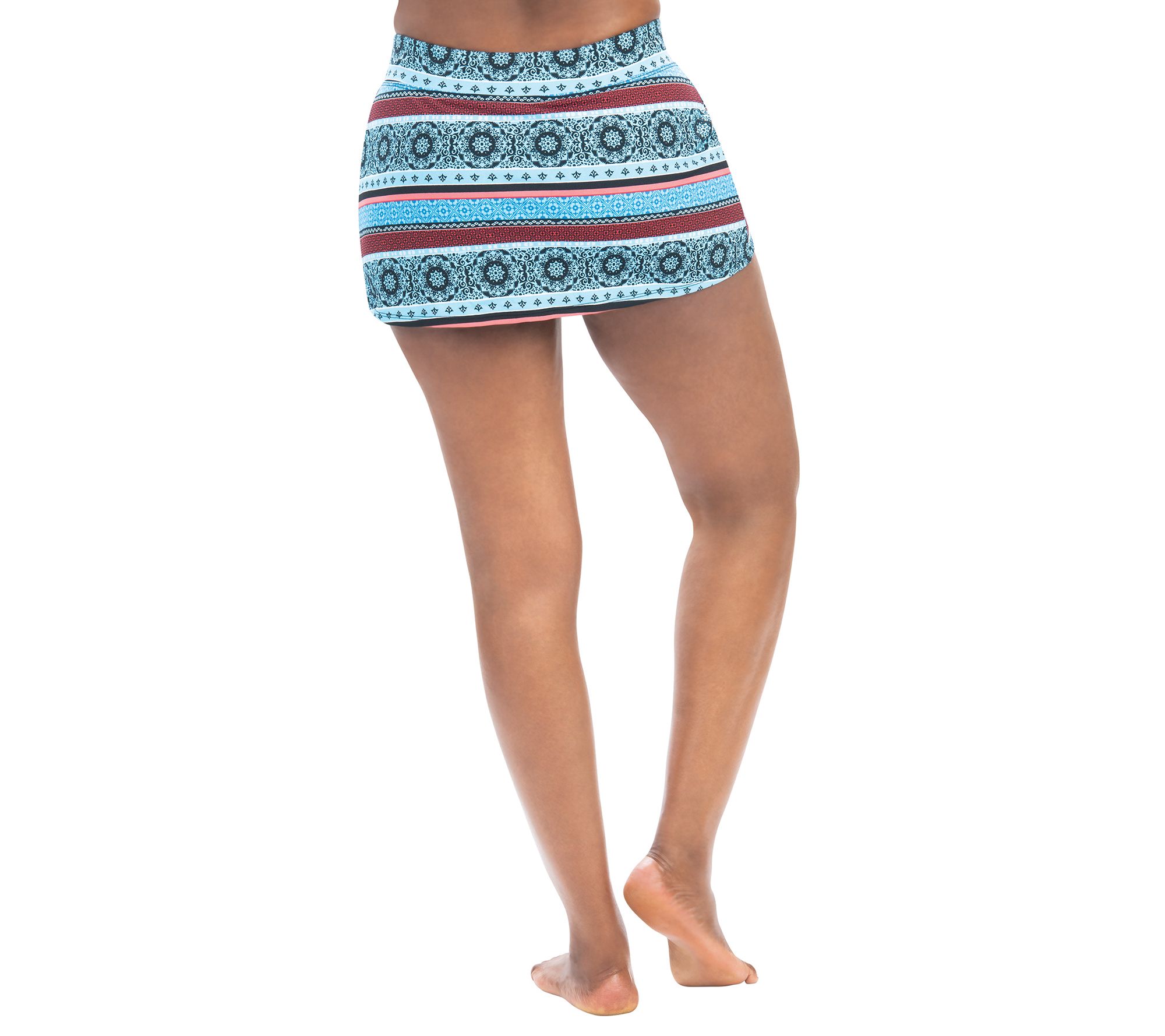 Dolfin Aquashape Serenity Print ALine Swim Skirt