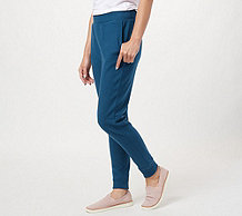  Denim & Co. Comfort Zone Brushed Waffle Knit Joggers - A453566