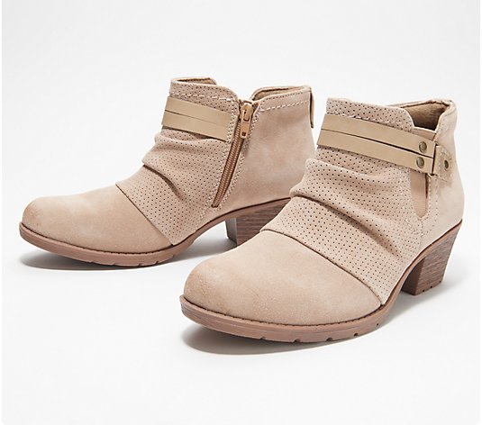 Earth Origins Suede Ankle Boots - Odel
