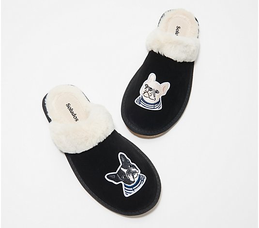 Soludos Suede Novelty Slippers