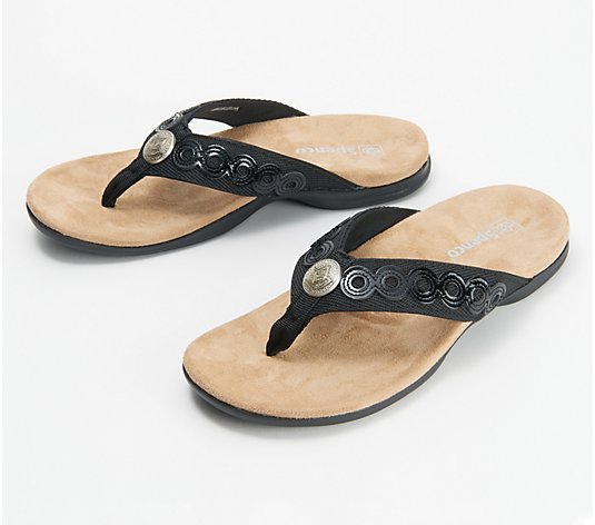 Spenco Orthotic Thong Sandals - Tierra