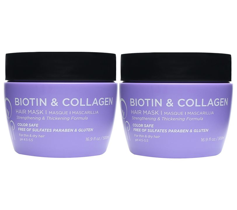 Luseta Biotin & Collagen Hair Mask Duo 16.9 oz