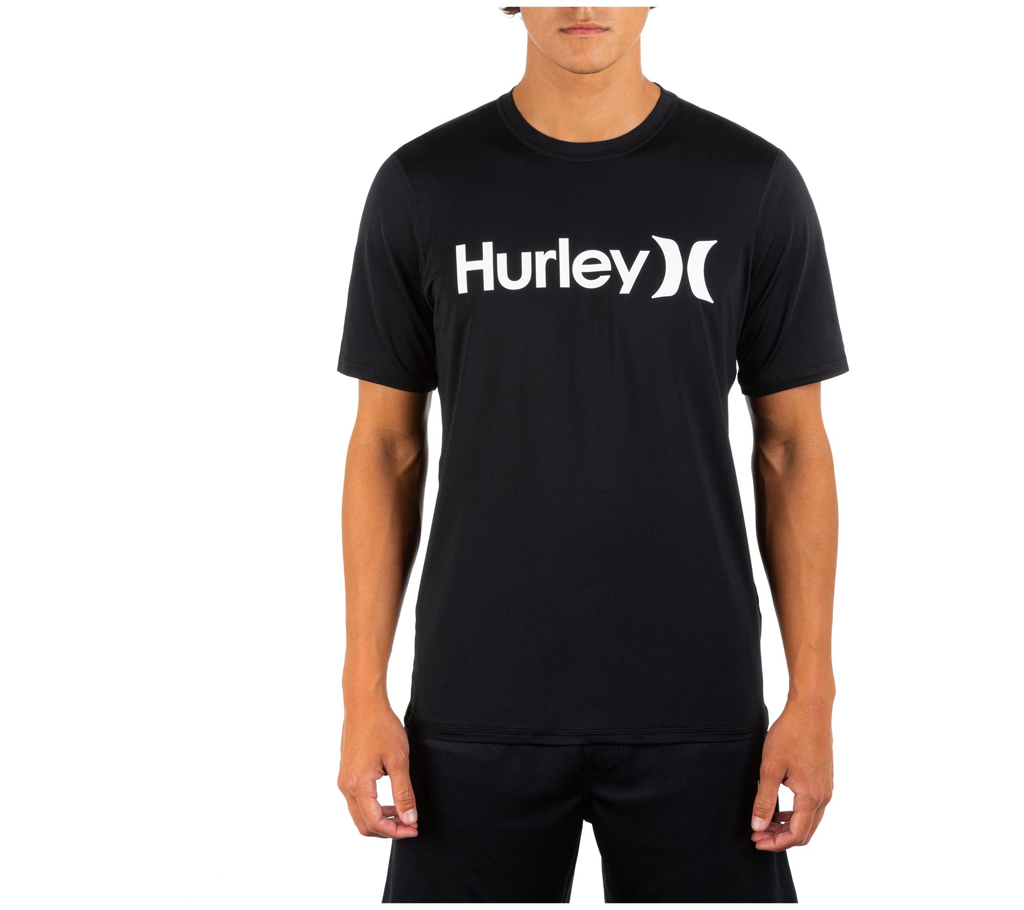 Hurley Mens One and Only Push Through Tee 
