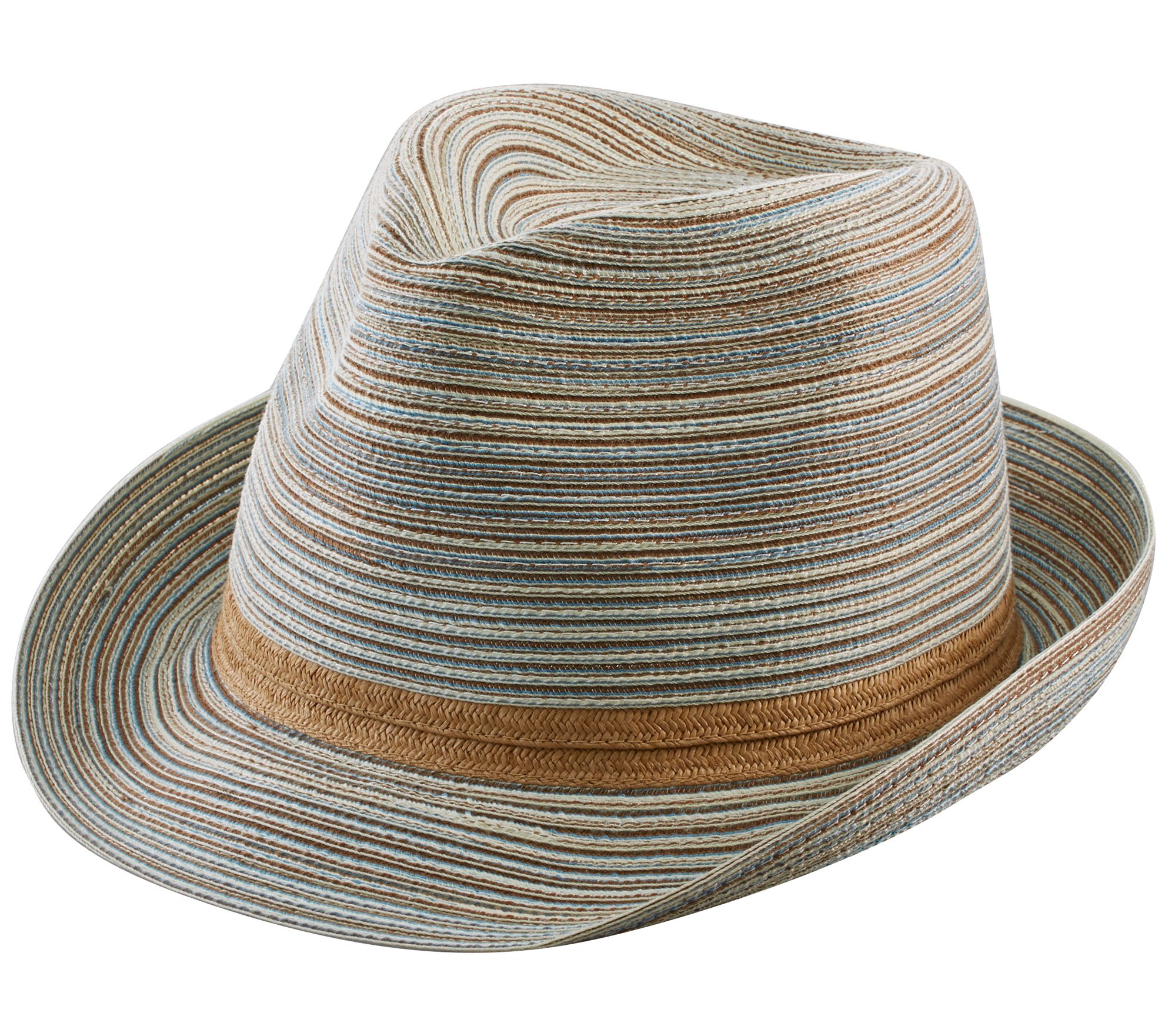 San Diego Hat Co. Mixed Braid Fedora