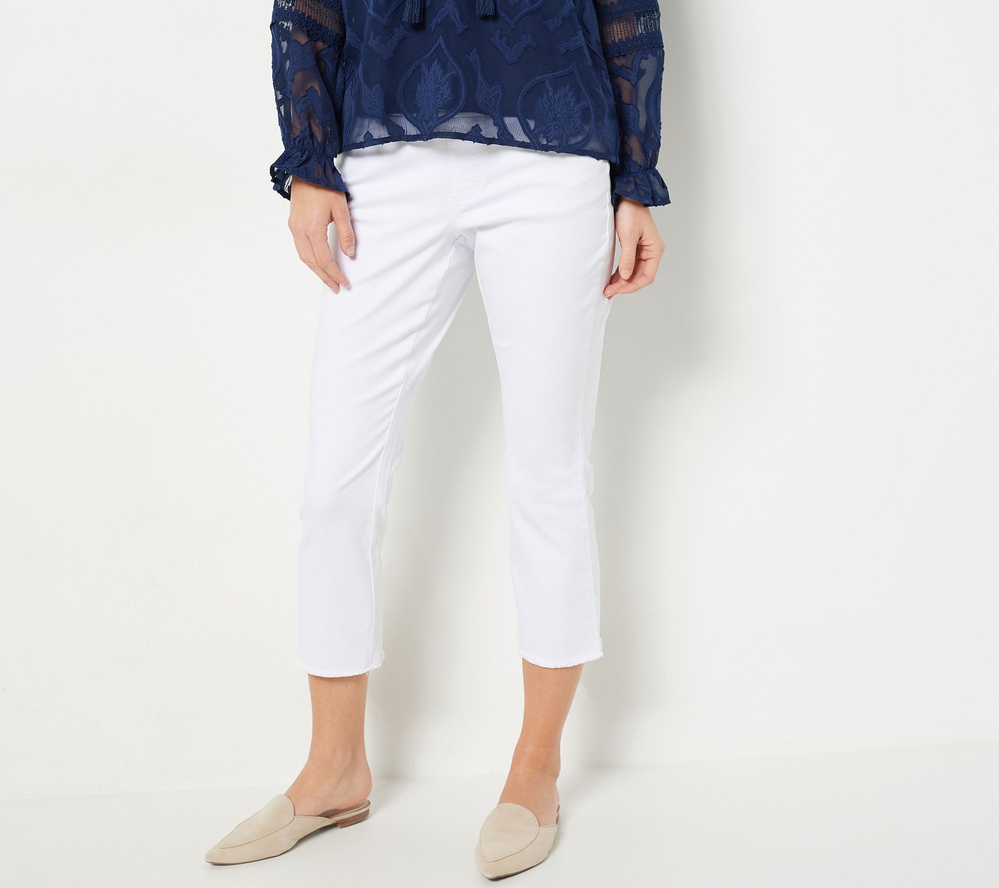 "As Is" Belle by Kim Gravel Regular TripleLuxe Twill Jeans