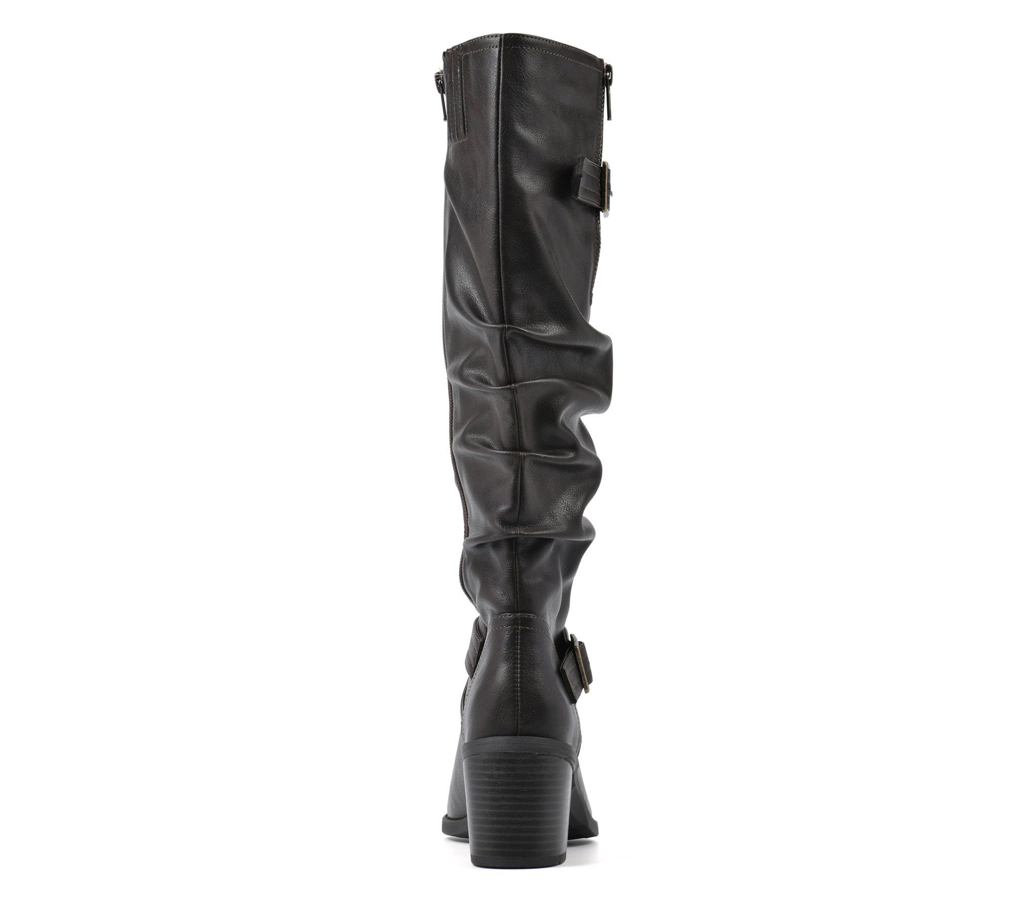 White Mountain Knee-High Boot - Desirable - QVC.com