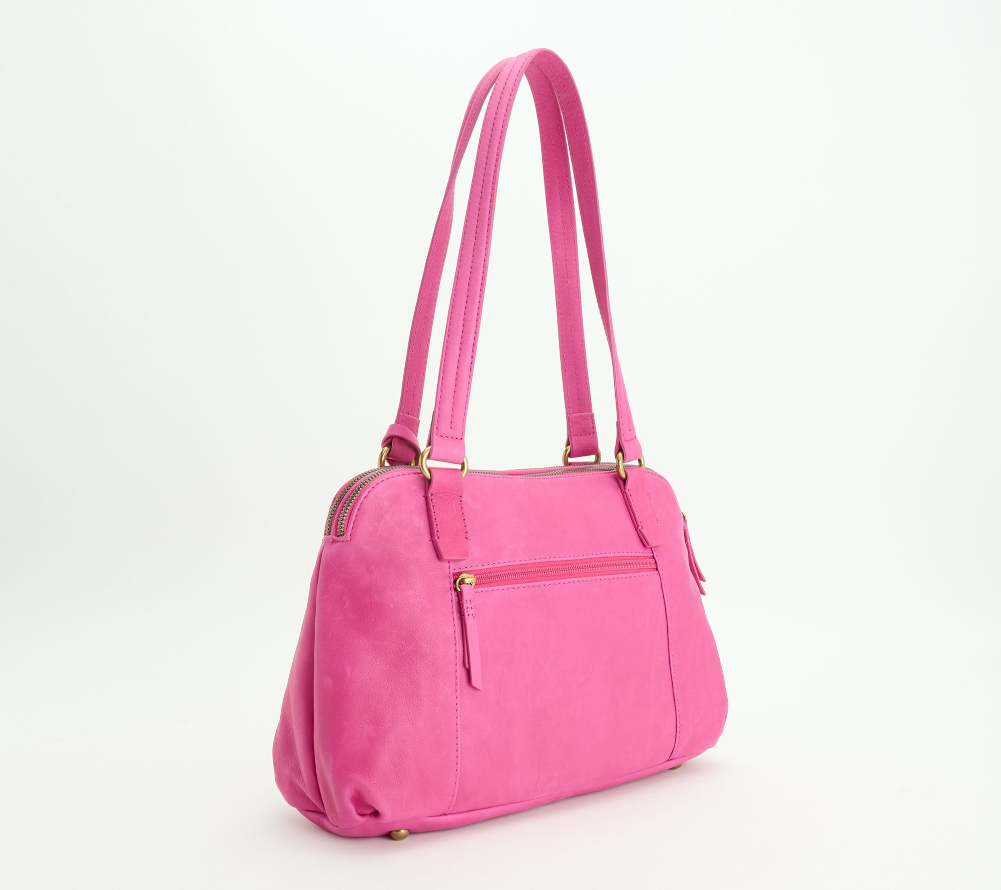 Zip shop satchel bag