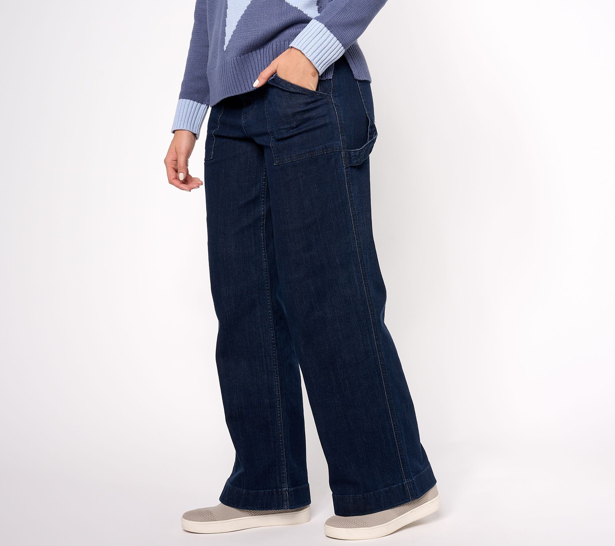Peace Love World Regular Wide Leg Carpenter Jean